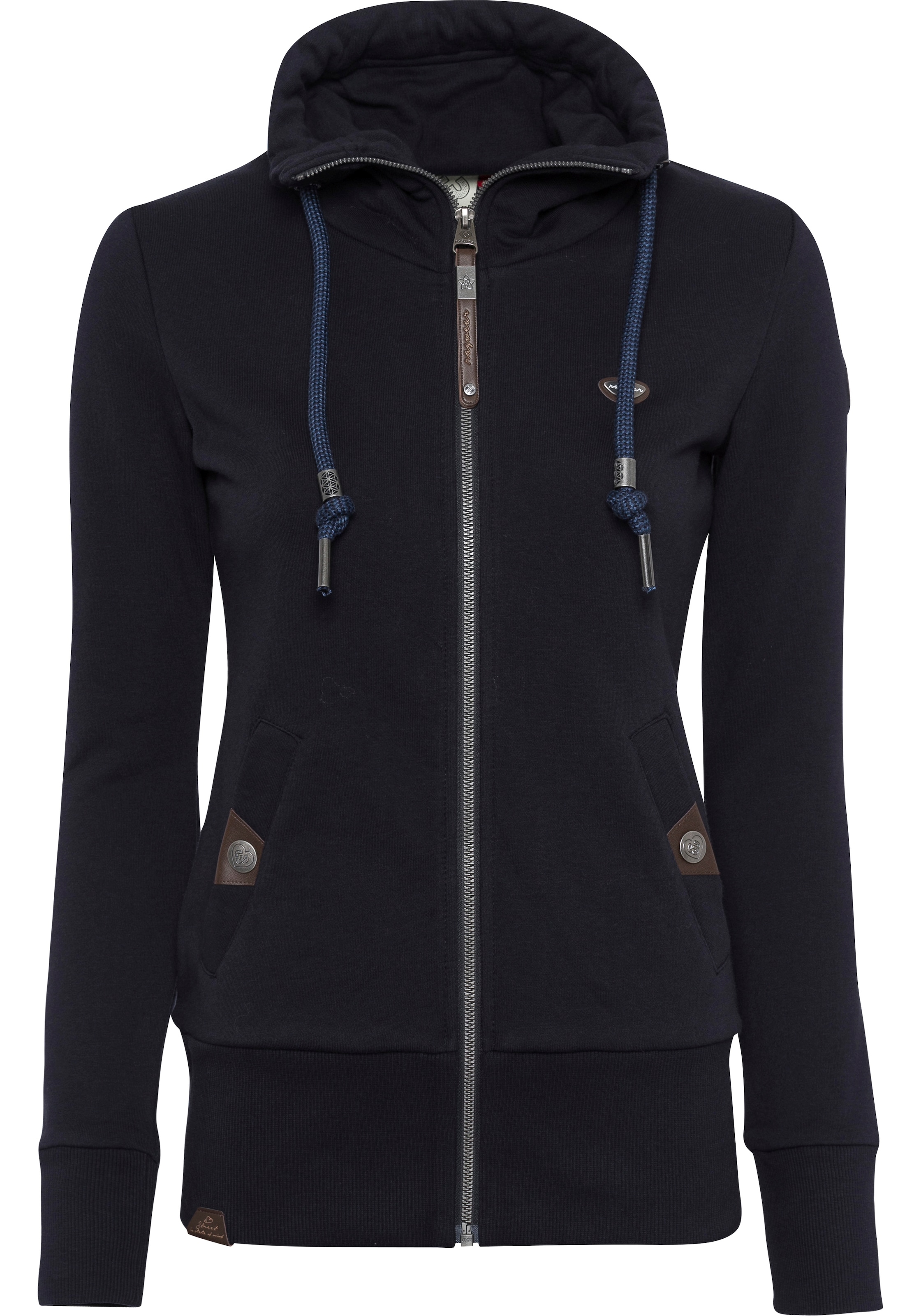 Ragwear Sweatjacke »RYLIE ZIP Jacke | extra kaufen Bündchen O«, mit breiten BAUR