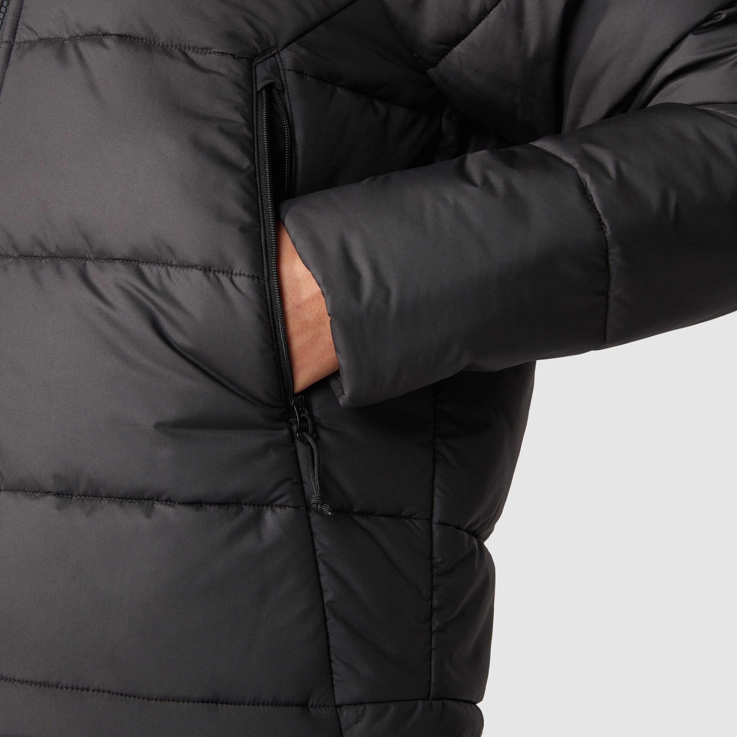 The North Face Funktionsjacke »W mit Kapuze, SYNTHETIC BAUR Logodruck | HOODIE«, HYALITE mit