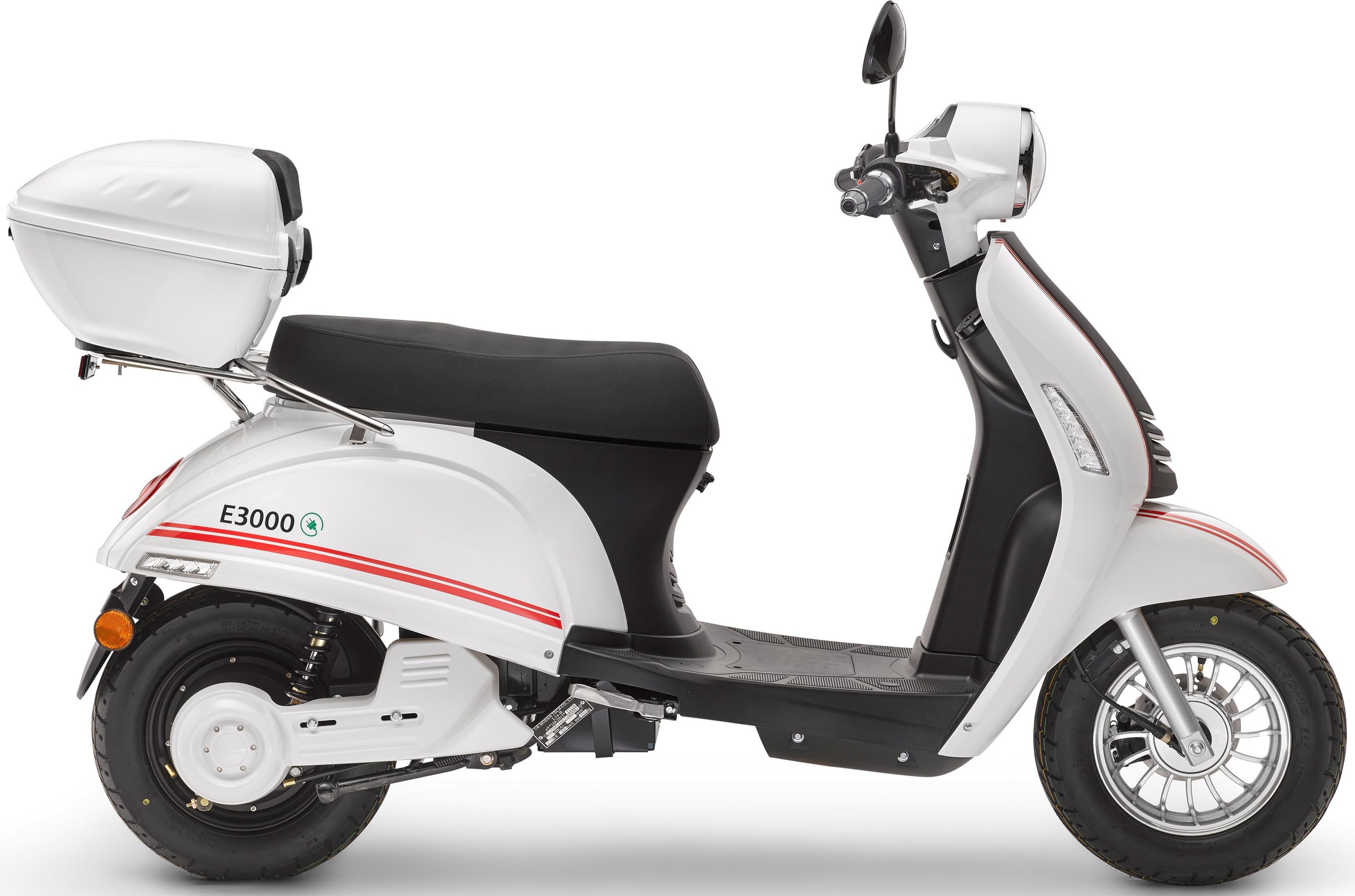 Luxxon E-Motorroller »E3000«, bis zu 55 km Reichweite, mit Straßenzul., 2 Sitzplätze
