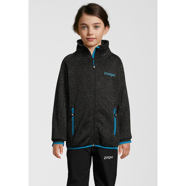 ZIGZAG Fleecejacke »IRVINE KIDS ACTIV«, im sportlichen Design | BAUR