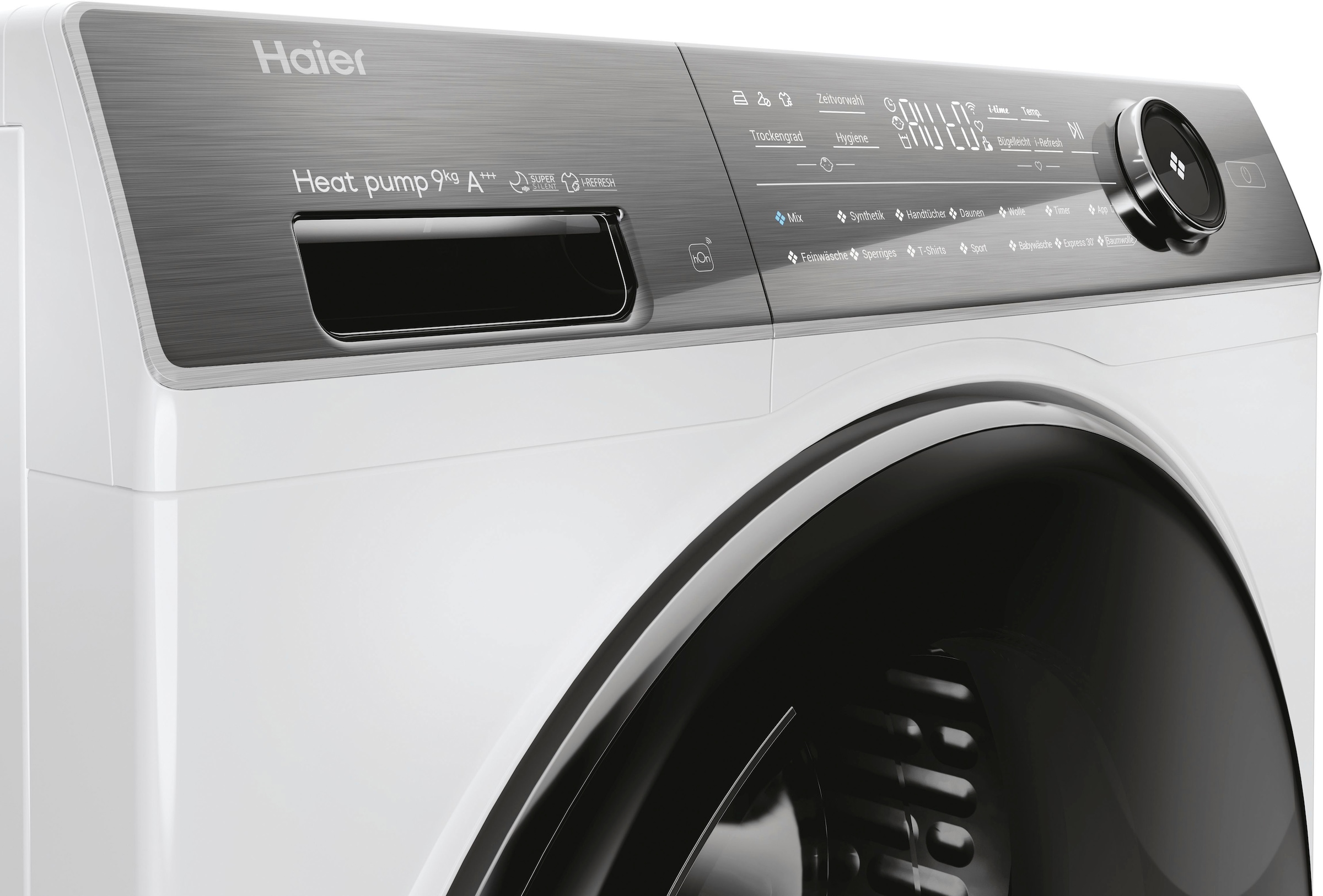 Haier Wärmepumpentrockner »HD90-A3Q979U1«, 9 kg, Smarte Bedienung via hOn App