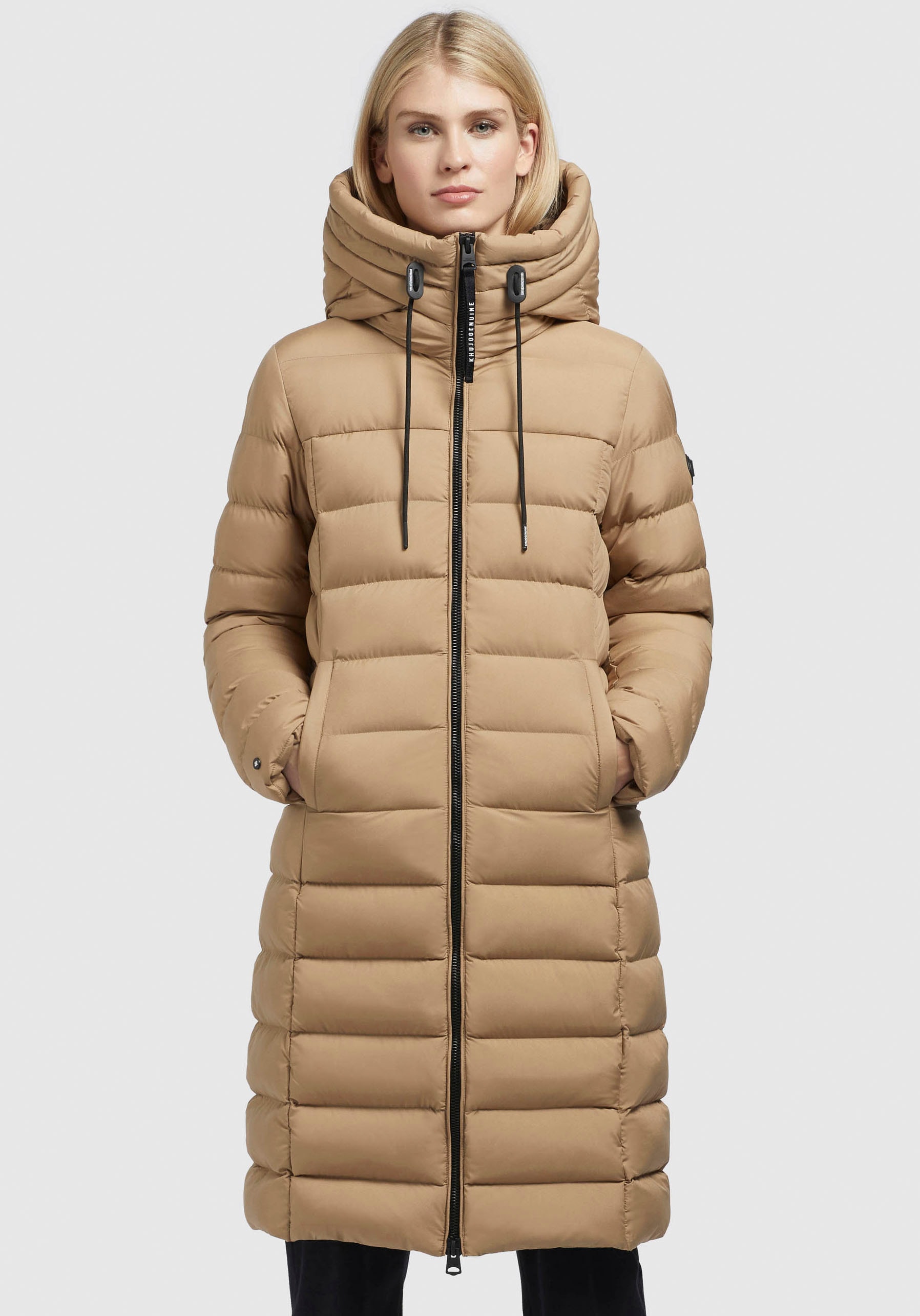 khujo Steppmantel "AETHE" Taschenbeutel aus Fleece
