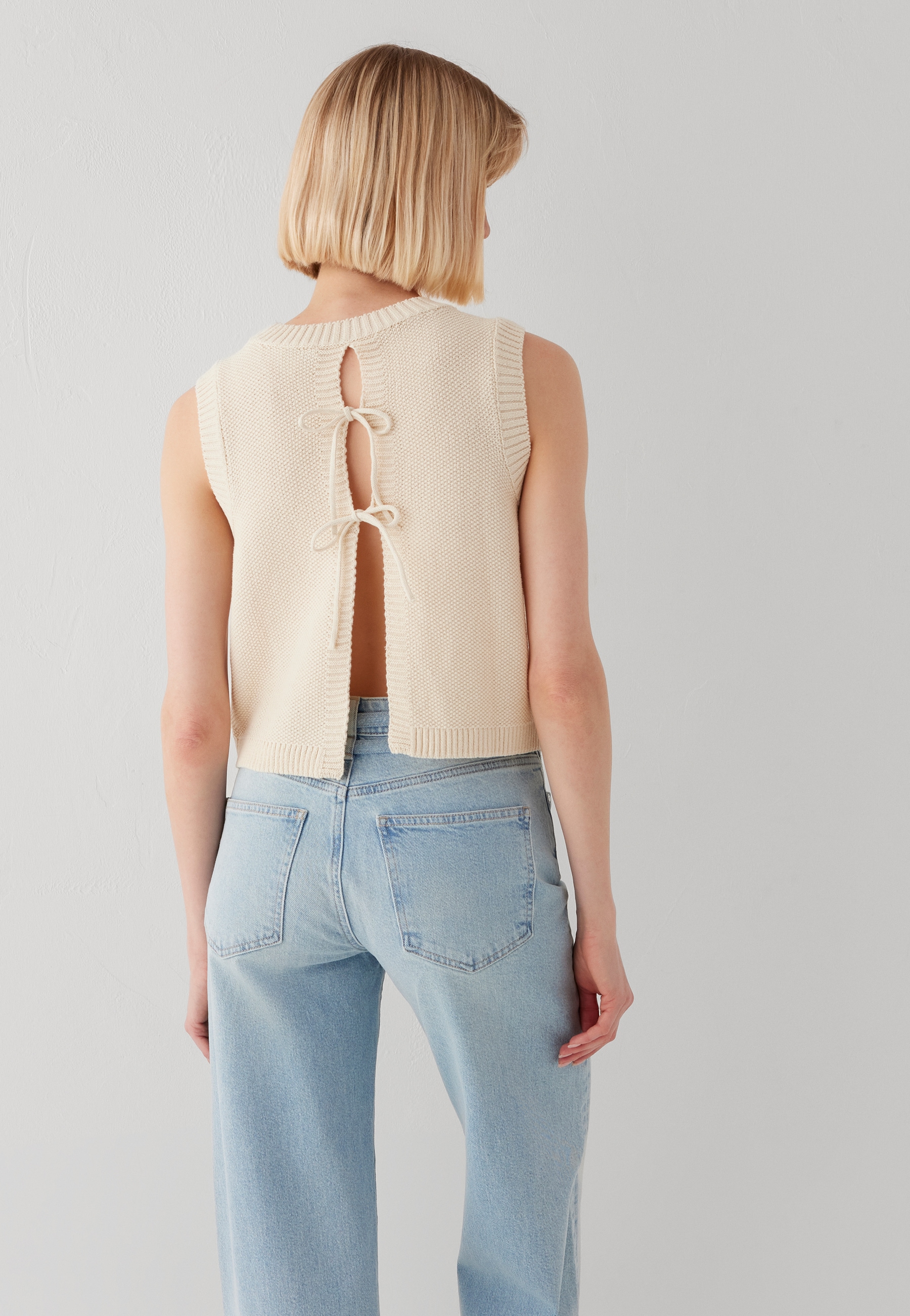 Mavi Cardigan »NONSLEEVE TRICOT«
