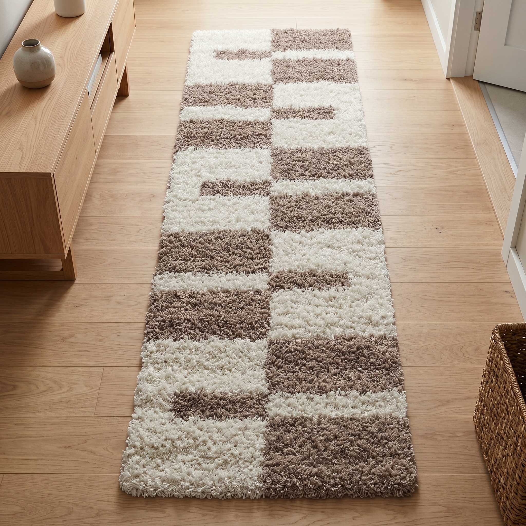 Ayyildiz Teppiche Hochflor-Teppich "Gala Shaggy 2505, auch als Läufer und in Rund" rechteckig 30 mm Höhe robuster Langflor, alle Räume, Wohnzimmer