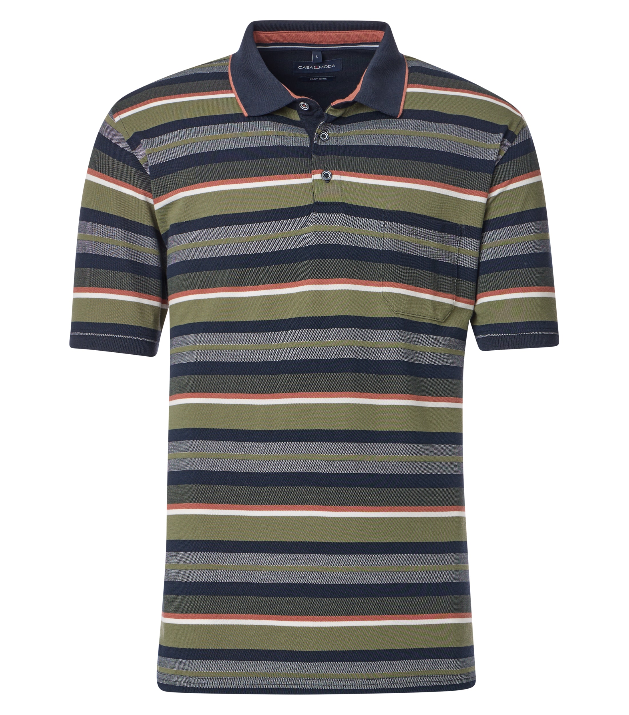 CASAMODA Poloshirt "CASAMODA Polo-Shirt gestreift" günstig online kaufen