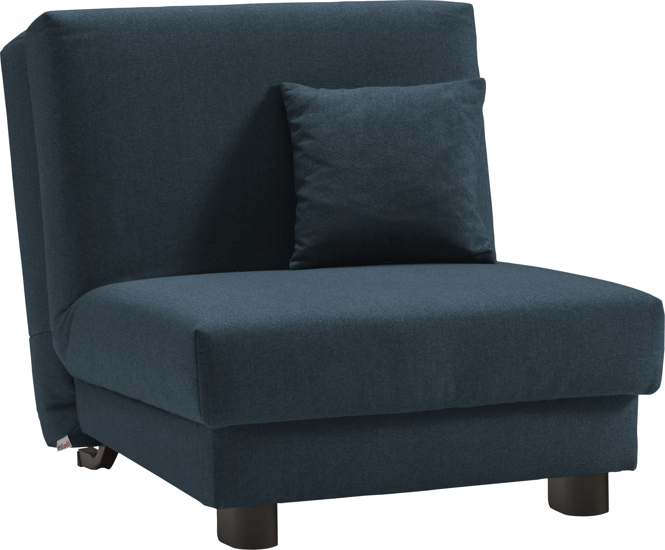 Thumbnail - ell + ell Schlafsofa "Enny", Liegefläche Breite 80 cm, Liegehöhe 45 cm, Füße schwarz, Rückenlehne