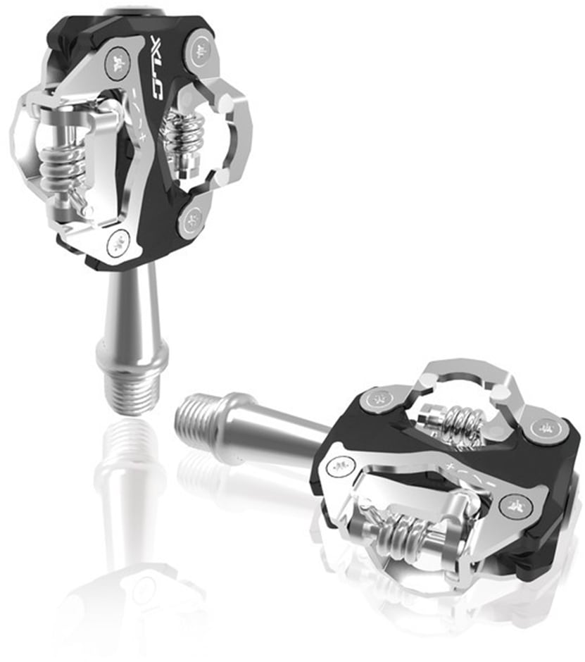 XLC Fahrradpedale "XLC System-Pedal MTB PD-S15", B:49mm H:25mm L:80mm, silber, Fahrradpedale