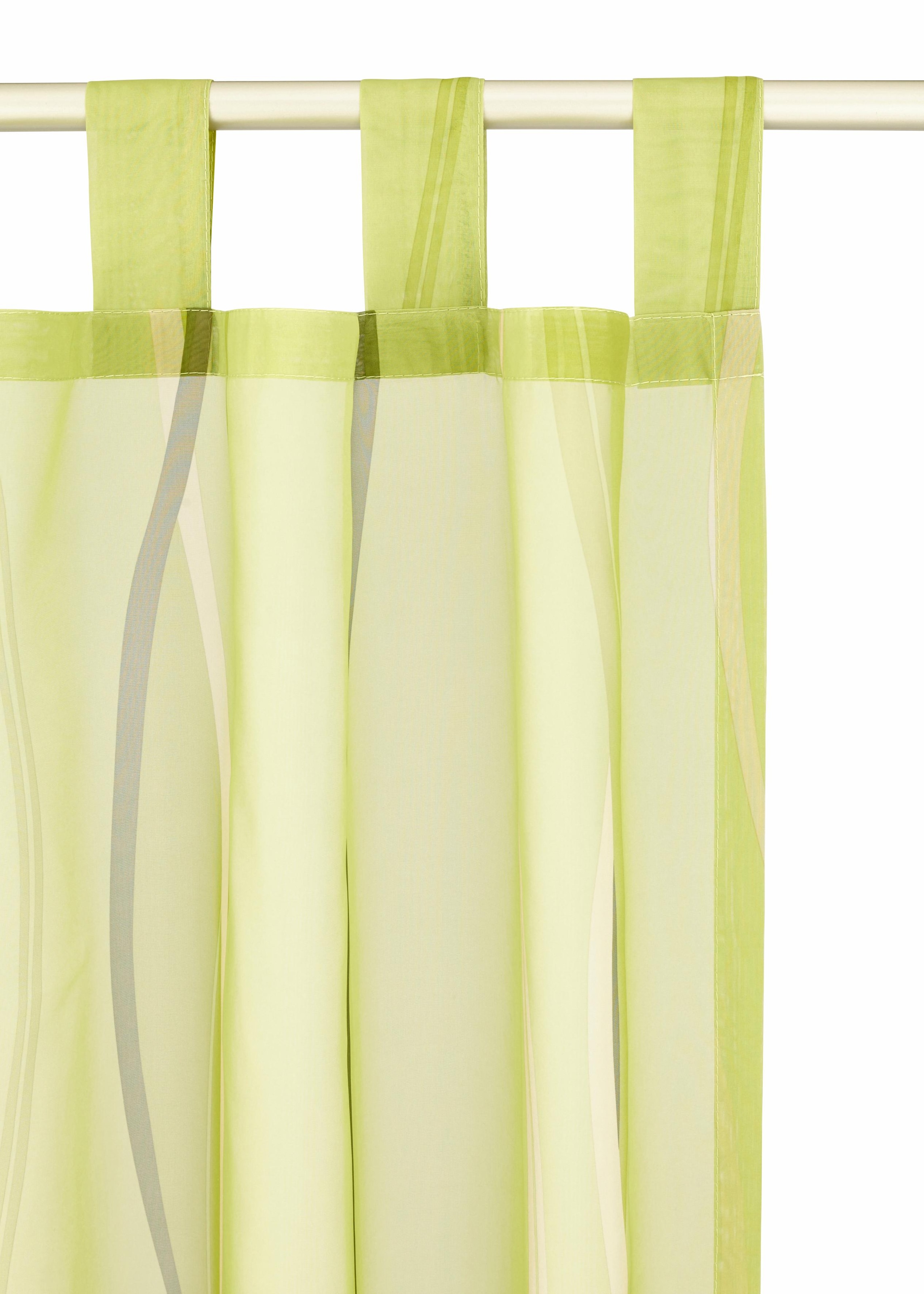 my home Gardine Wellen BAUR | Voile, (2 2er-Set, Polyester, »Dimona«, St.)