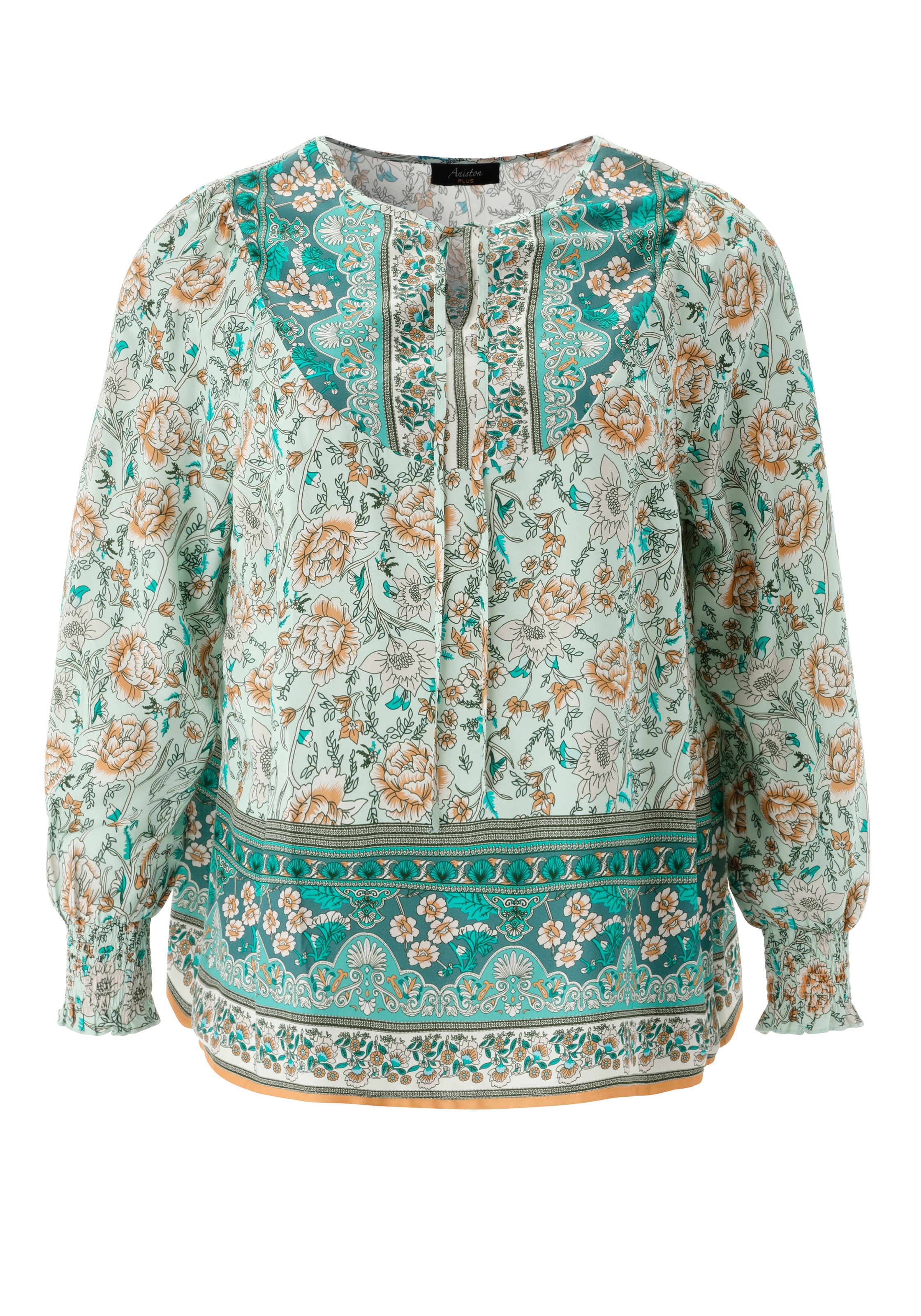 Aniston PLUS Schlupfbluse in Blumendessin - NEUE KOLLEKTION