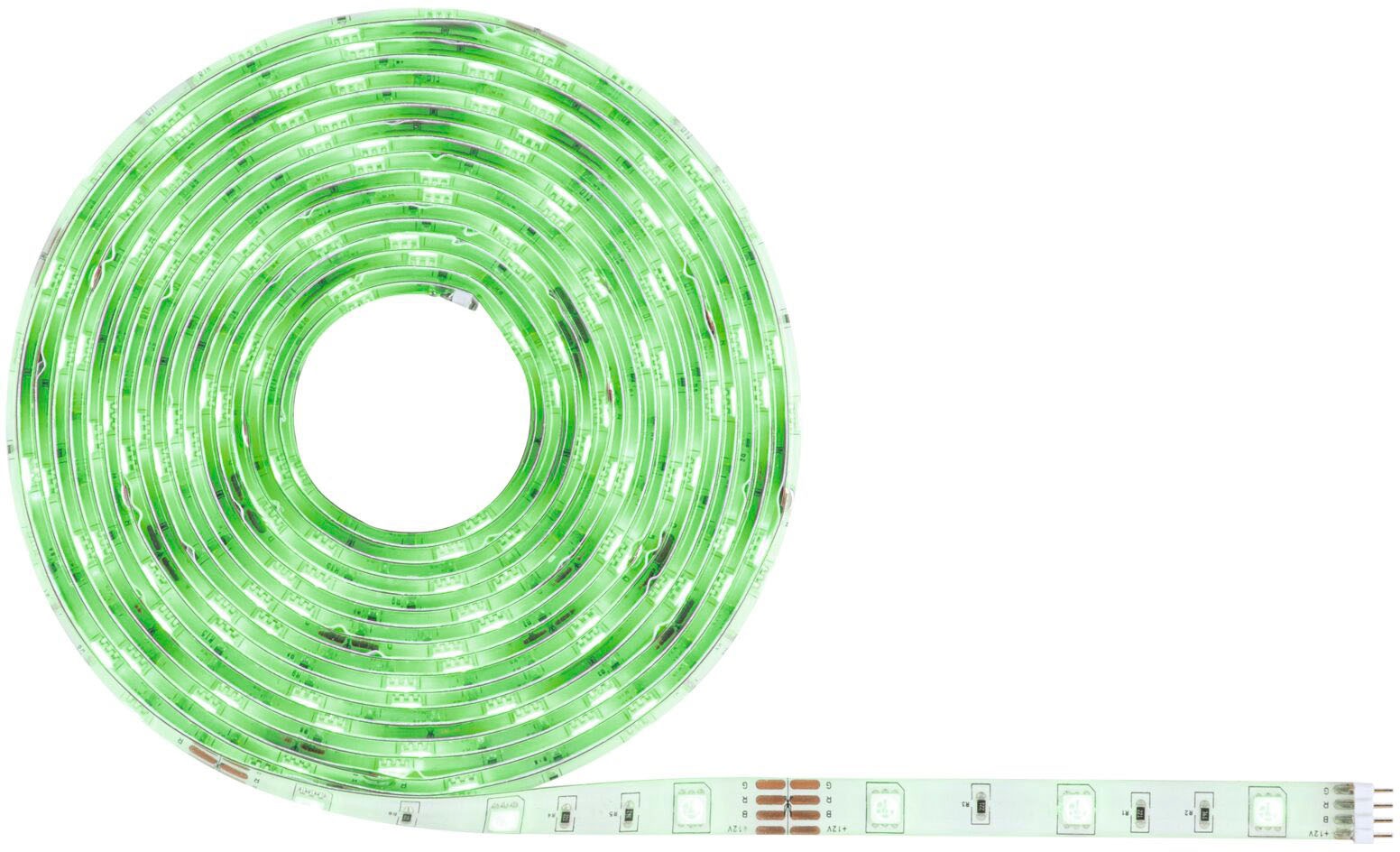 Paulmann LED-Streifen »SimpLED Stripe Set 5m 230/12V DC Weiß Metall Kunststoff«, 1 St.-flammig, RGB Zigbee