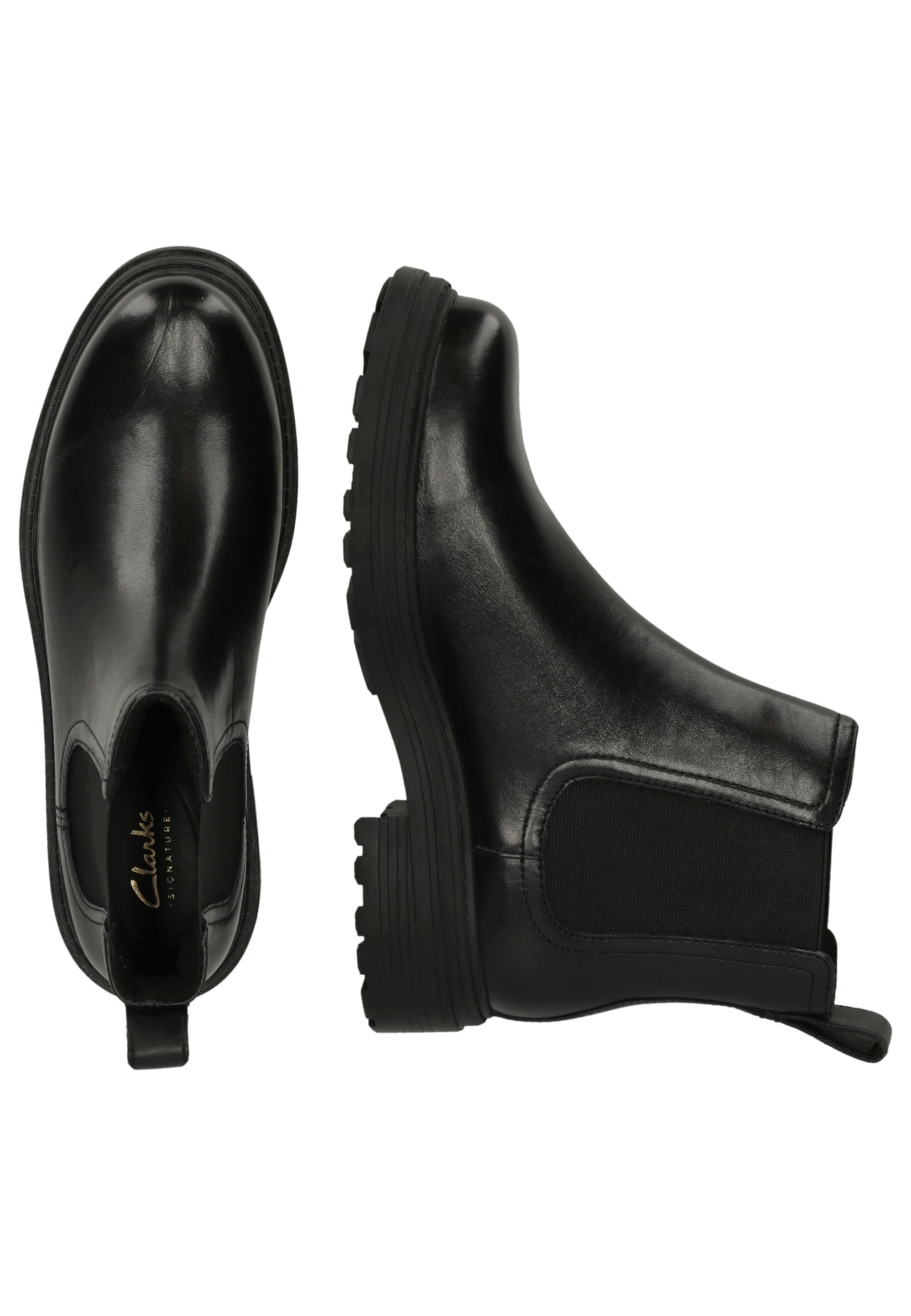 Clarks Stiefelette »Orinoco3 Lane«, mit dehnbarem Einsatz