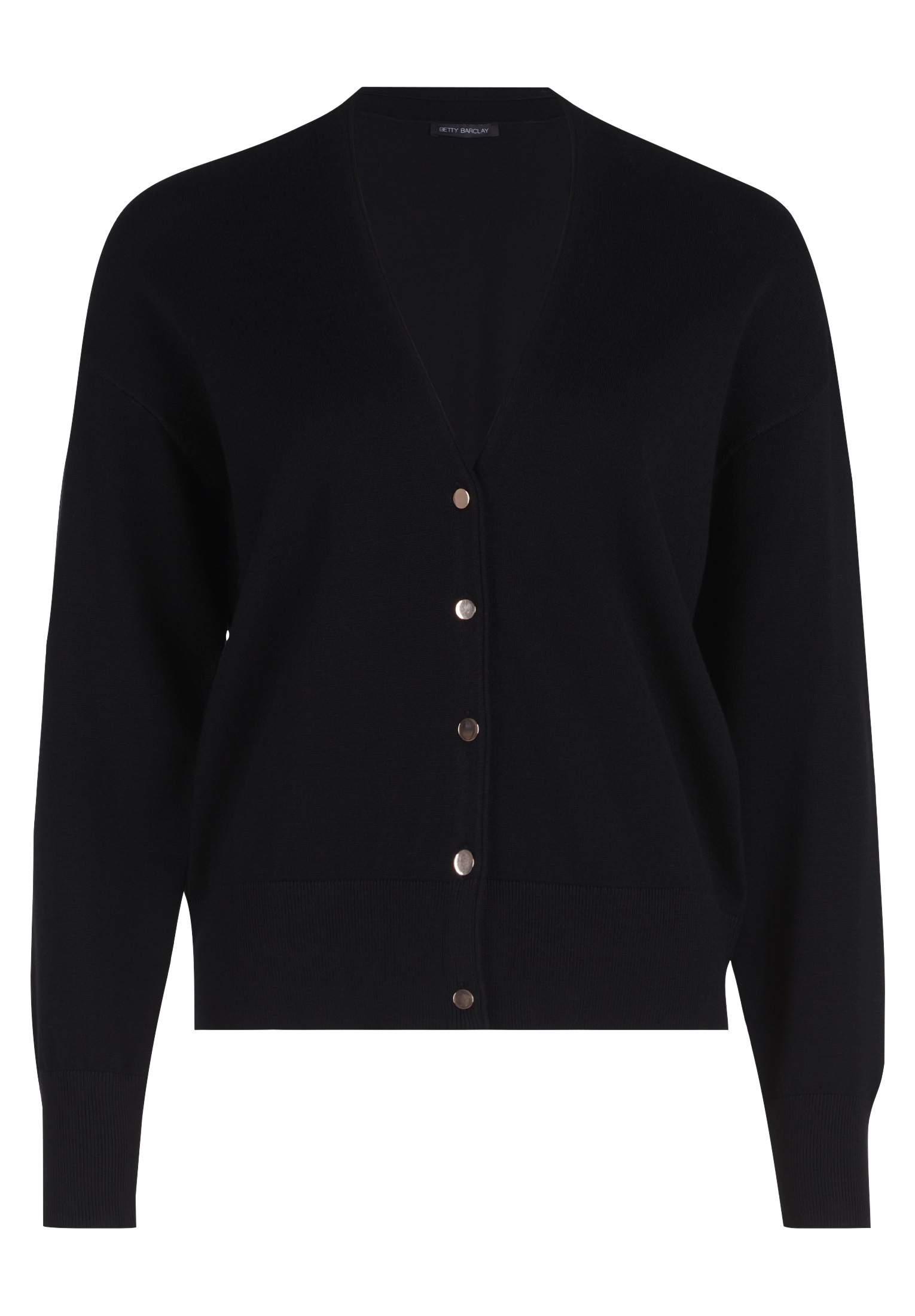 Betty Barclay Strickjacke »Betty Barclay Feinstrickjacke mit V-Ausschnitt«, Knöpfe