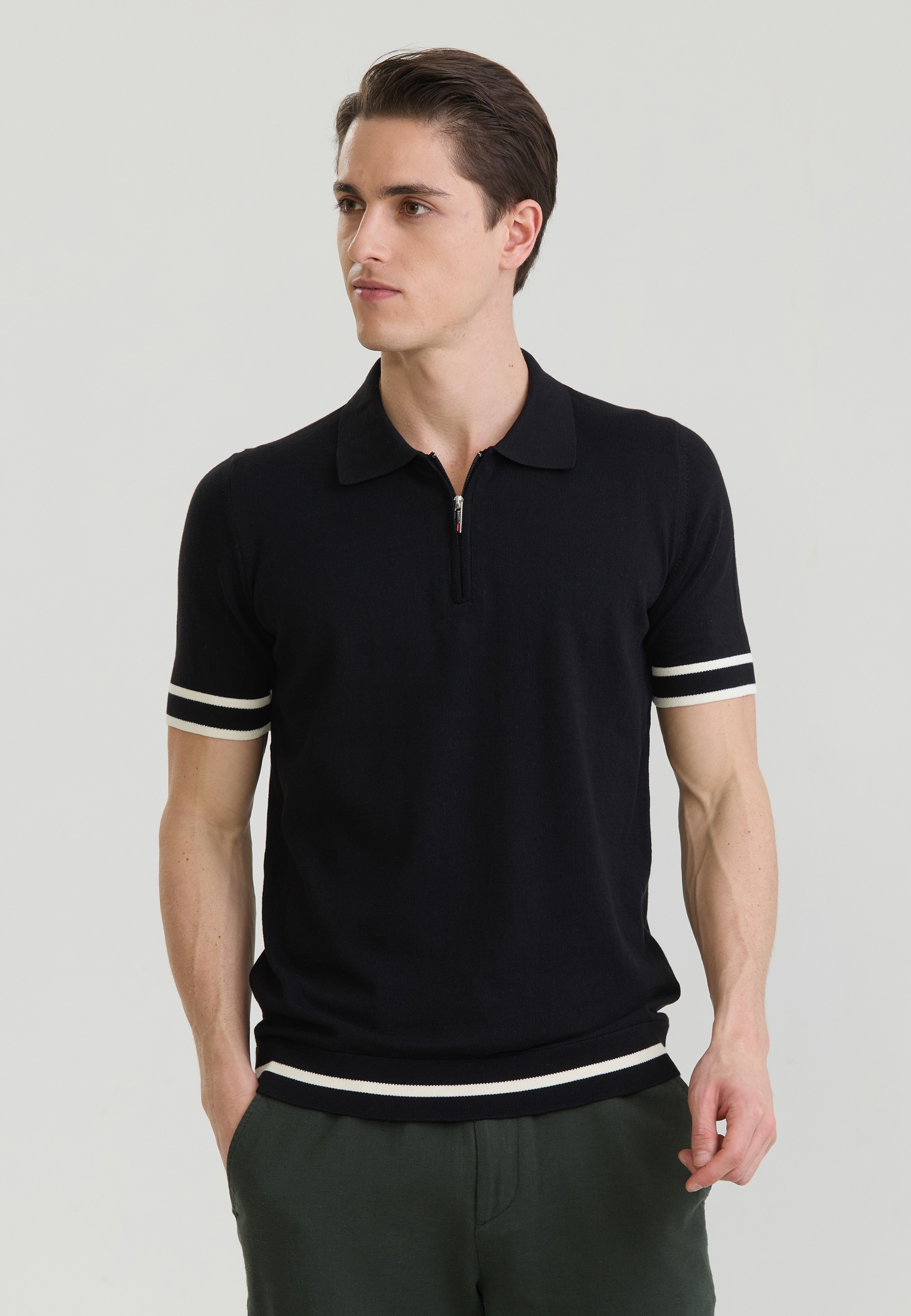 Felix Hardy Poloshirt "Polo Shirt Kurzarm mit Reißverschluss"