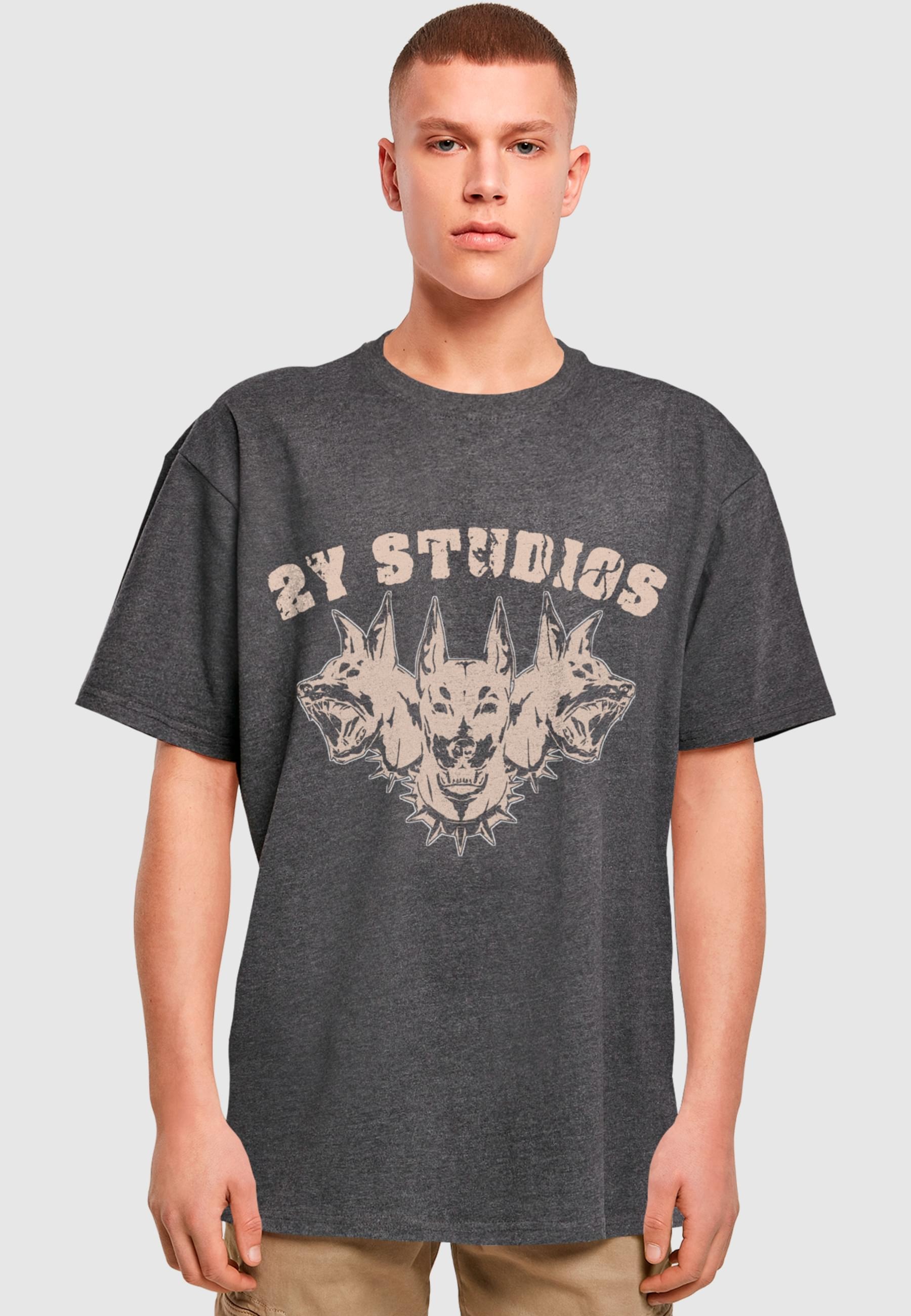 2Y Studios T-Shirt »2Y Studios Herren DOBERMANN TEE«, (1 tlg.)