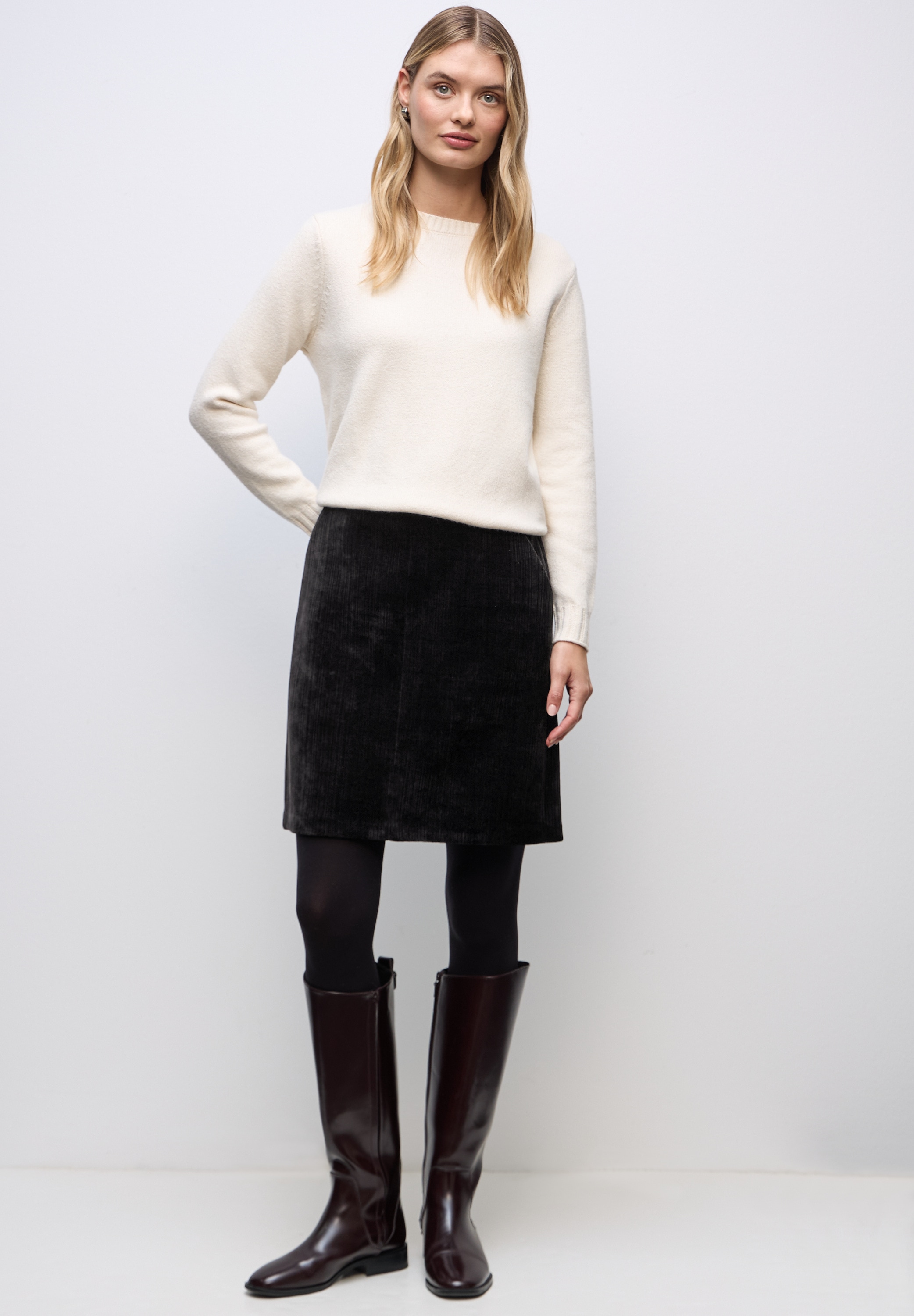 STREET ONE Minirock mit Zipper-Detail