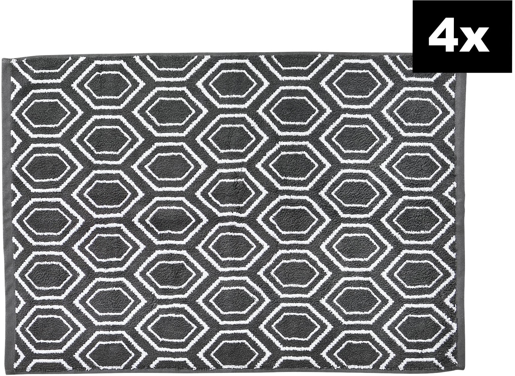 done. Badematte "DAILY SHAPES Ethno 4er-Set" Höhe 5 mm fußbodenheizungsgeei günstig online kaufen