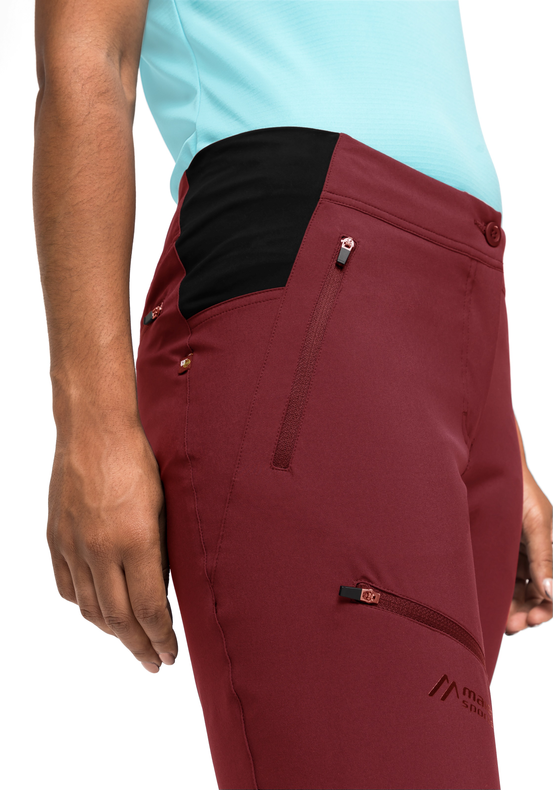 Thumbnail - Maier Sports Caprihose "Latit Capri Vario", Damen Capri, kurze Wanderhose, Outdoorhose mit 4 Taschen, Regular Fit