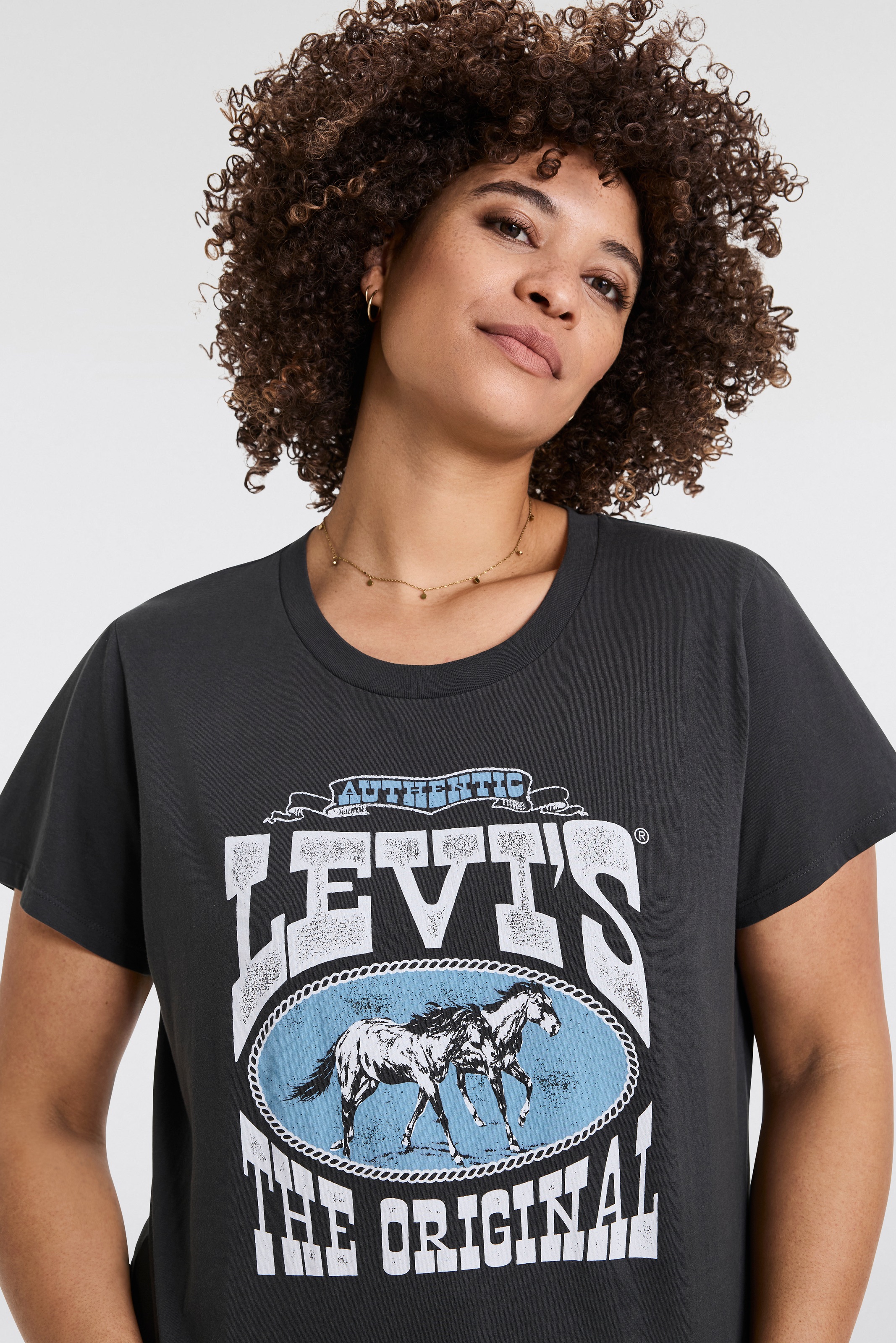Levi's® Plus T-Shirt »PL PERFECT TEE«, mit Logodruck