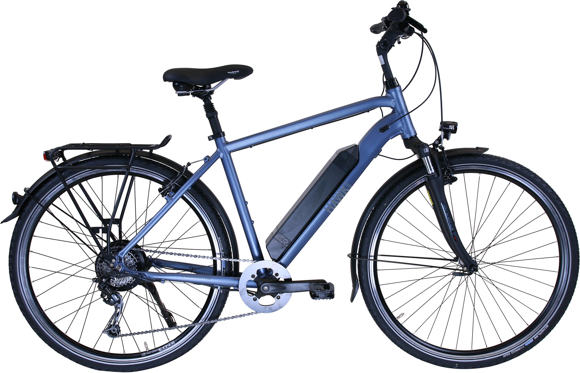 HAWK Bikes E-Bike "eTrekking Gent", 8 Gang, microSHIFT, Microshift, Heckmotor 250 W, Pedelec, Elektrofahrrad für Herren