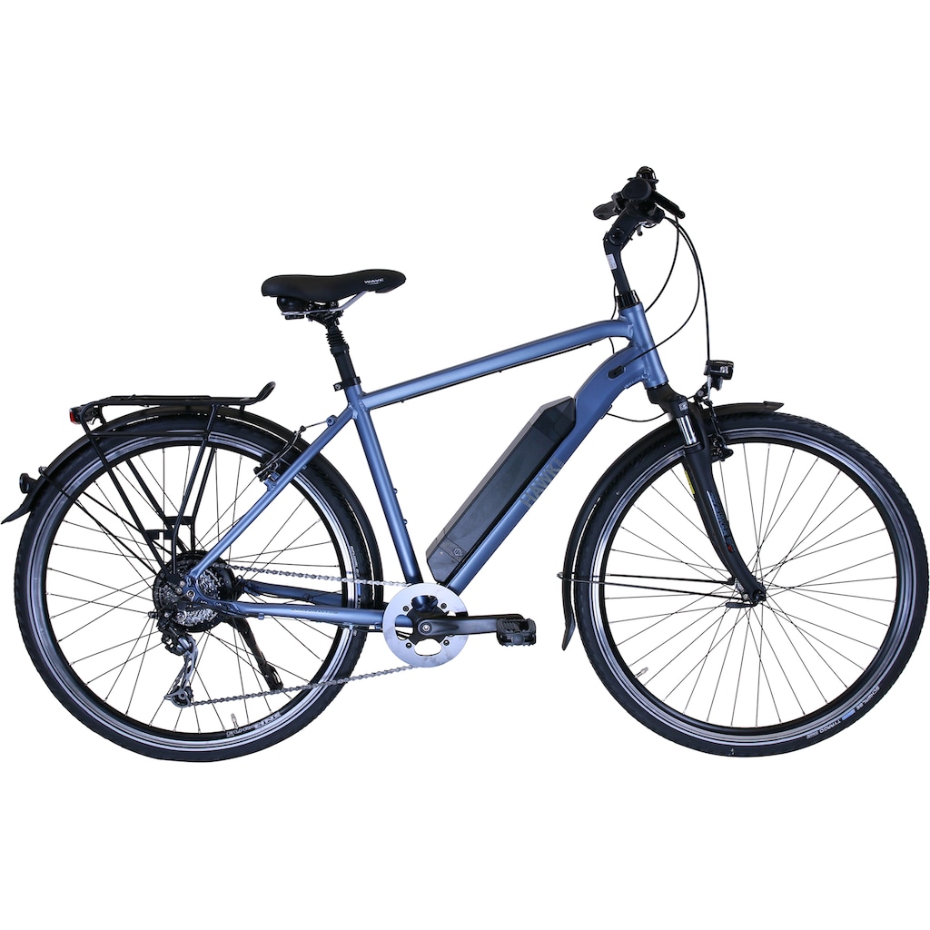 HAWK Bikes E-Bike »HAWK«, 8 Gang, microSHIFT, Microshift, Heckmotor 250 W