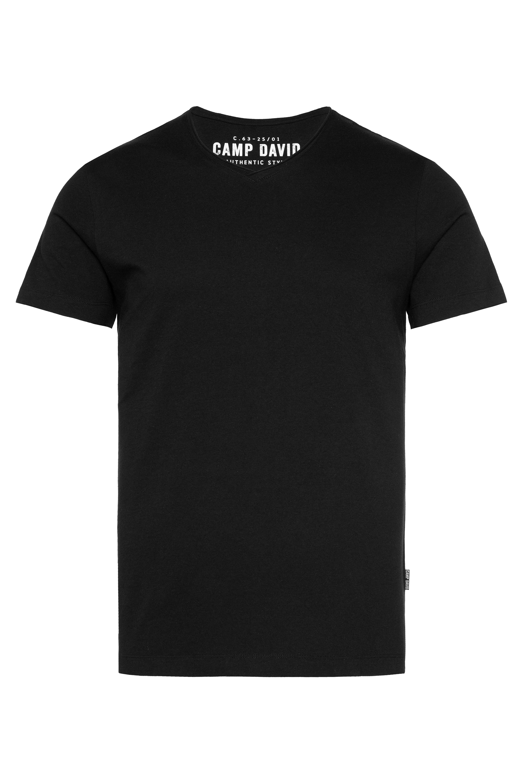 CAMP DAVID V-Shirt, aus Baumwolle