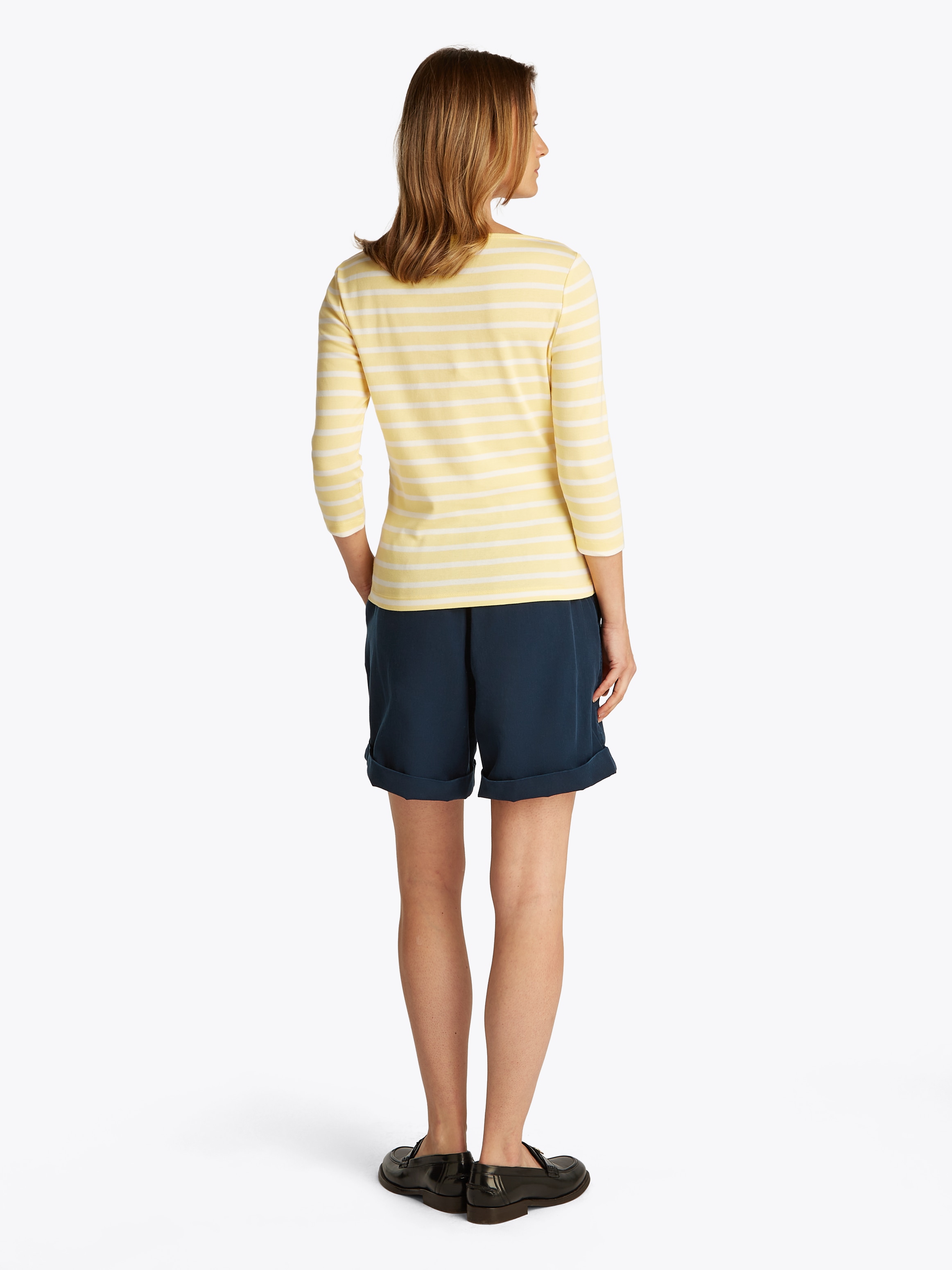 Tommy Hilfiger 3/4-Arm-Shirt »NEW CODY SLIM BOAT-NK 3/4SLV«, mit Logostickerei