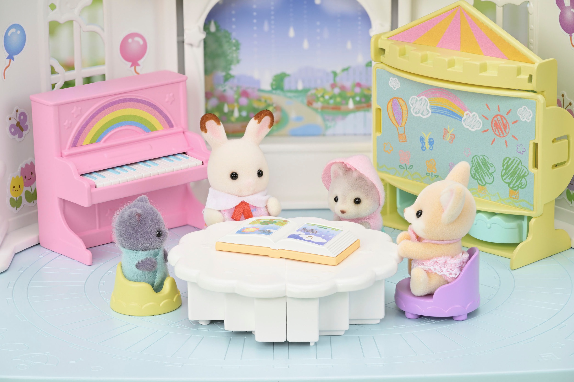 Sylvanian Families Spielwelt »Erlebniskindergarten - Sonnenschloss (5743)«