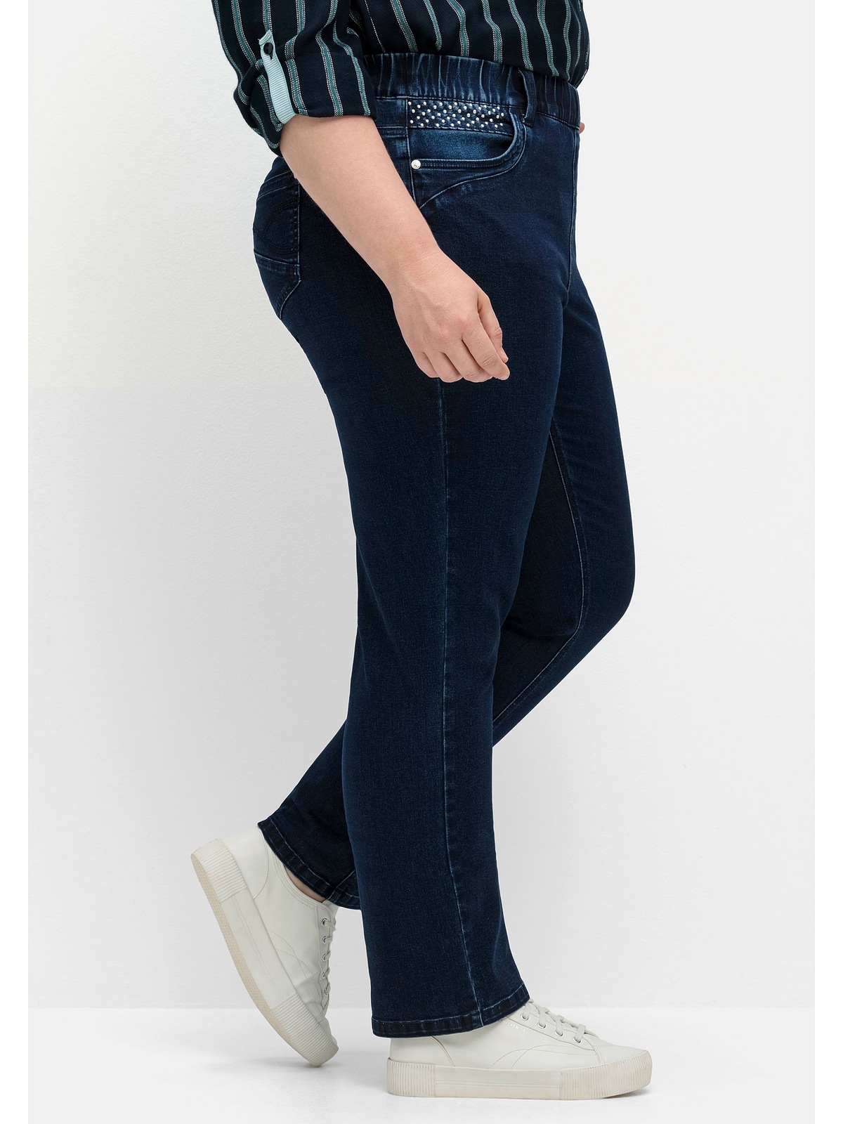 Sheego Schlupfjeans »Große Größen«, mit Powernetz-Einsatz