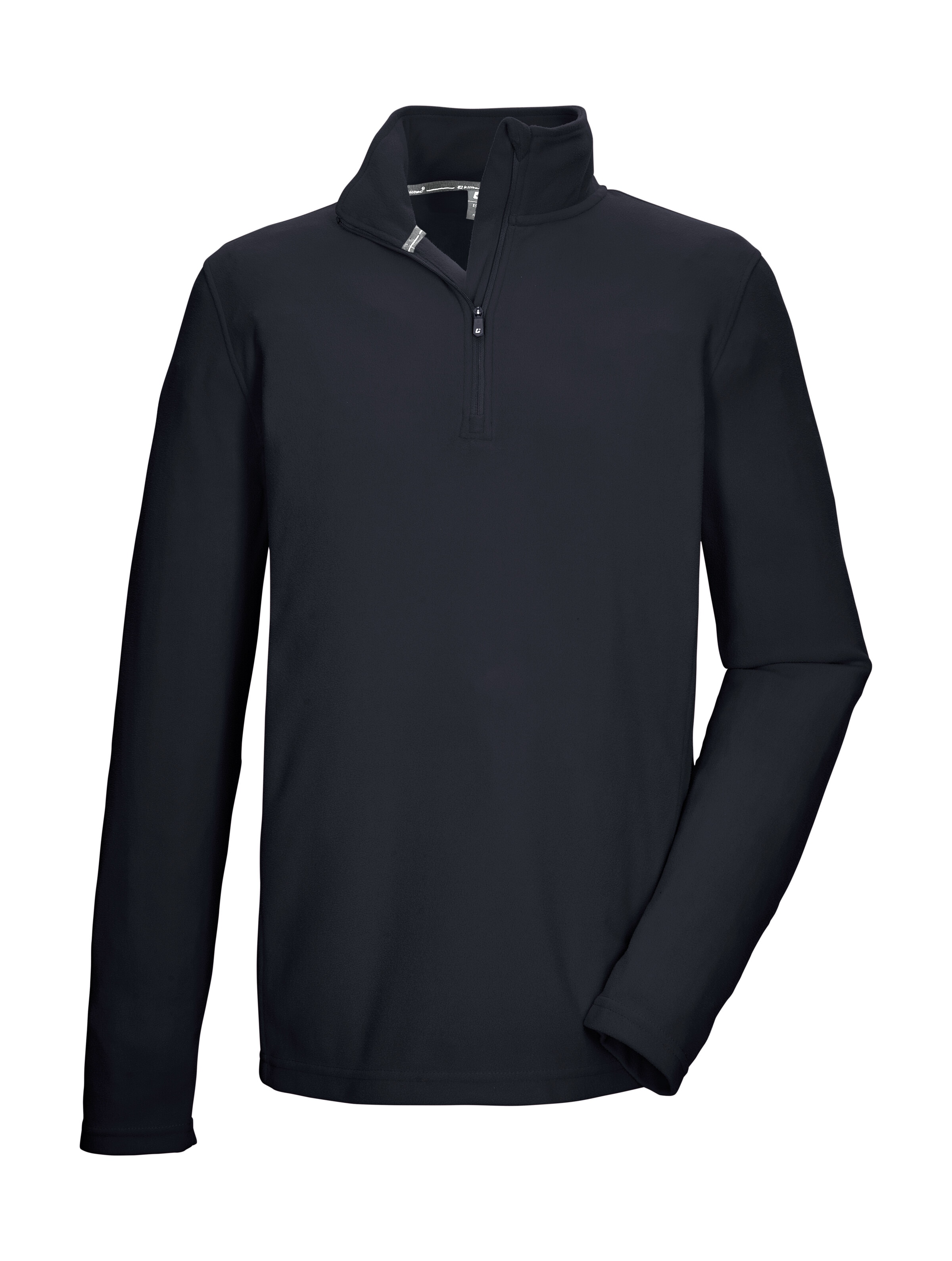 Killtec "KSW 100 MN FLC SHRT" Fleeceshirt mit Stehkragen, warm, Reißverschluss, Kinnschutz