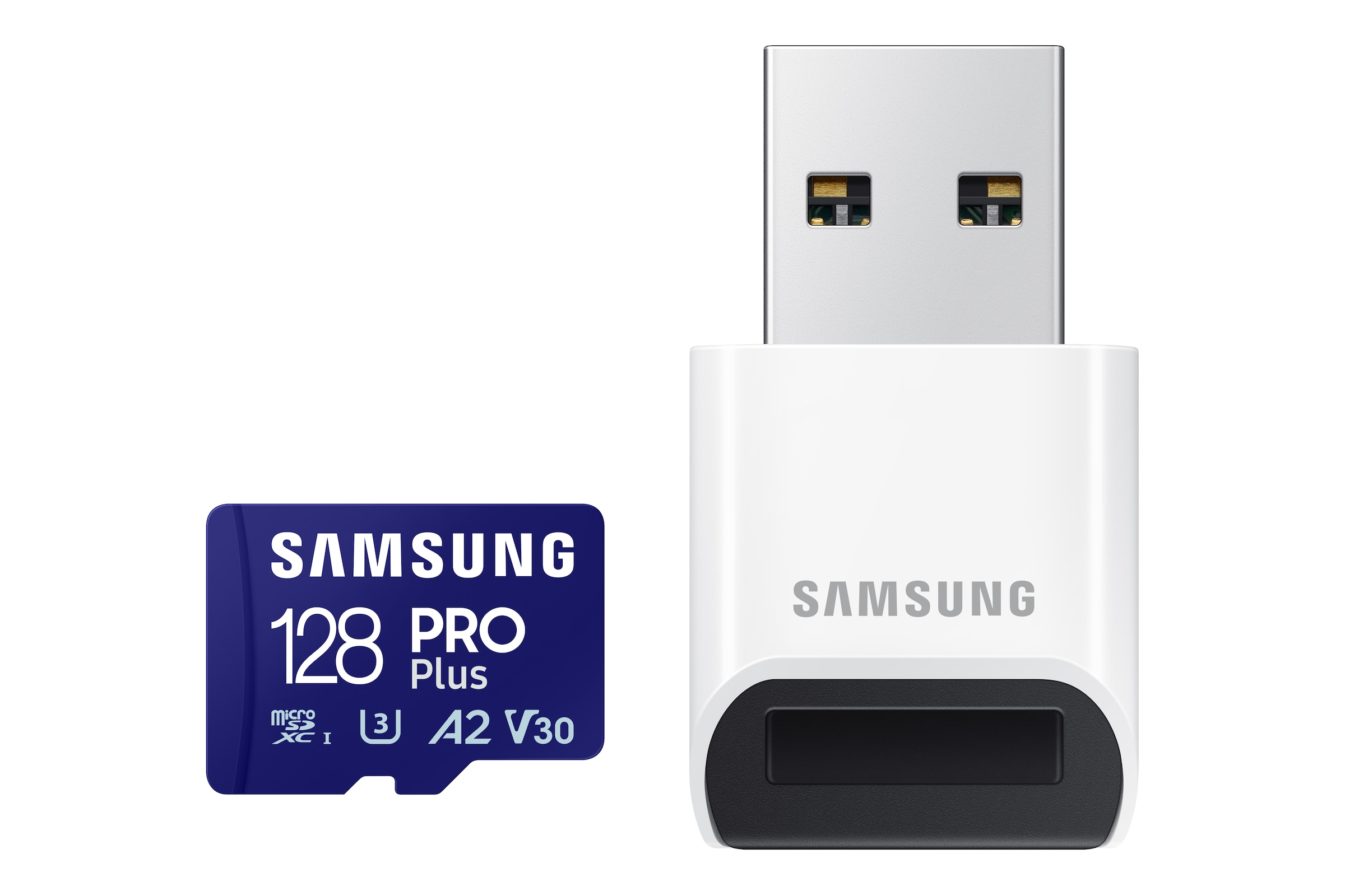 Samsung Speicherkarte »PRO Plus (2023) microSD, inkl. USB-Kartenleser«, (UHS Class 3 180 MB/s Lesegeschwindigkeit)