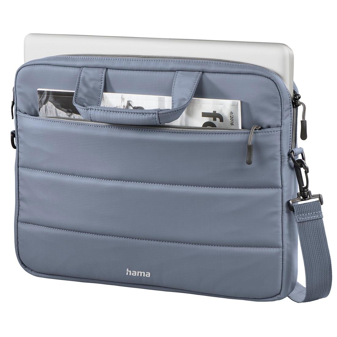 Laptoptasche Grau/Blau, cm Notebook »Laptop-Tasche BAUR | Tasche« Hama \