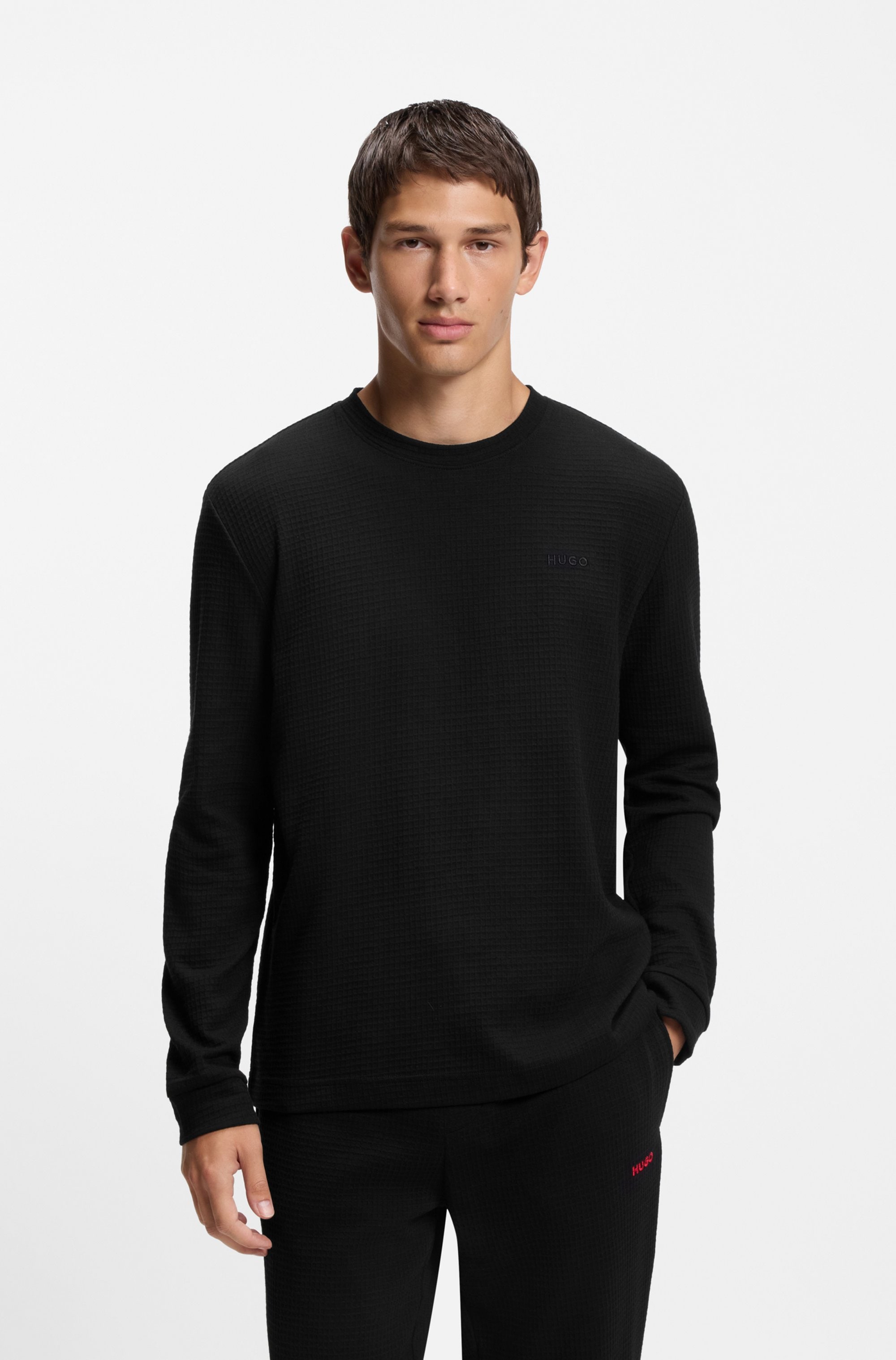 HUGO Underwear Pyjamaoberteil "Austin LS Shirt" günstig online kaufen