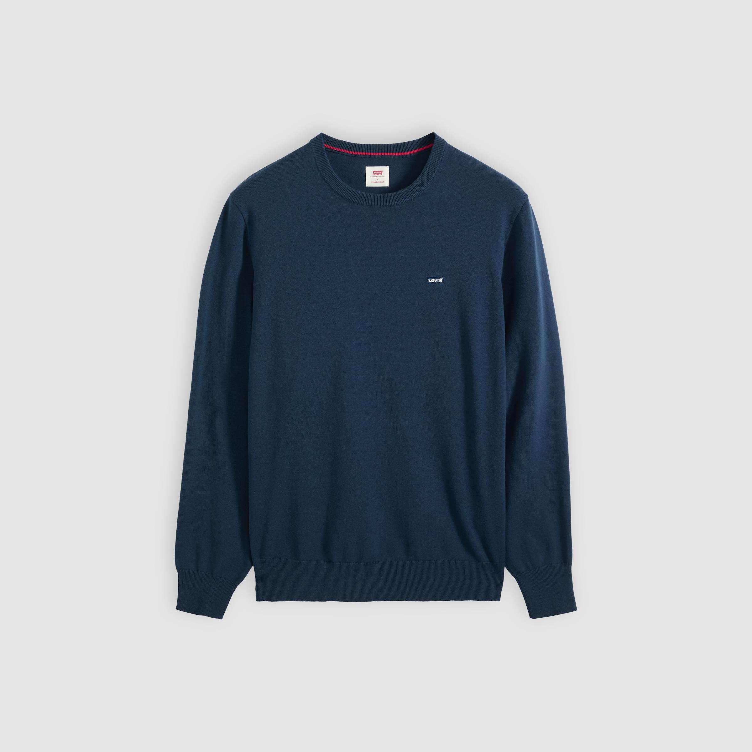 Levis Rundhalspullover "LIGHTWEIGHT HM SWEATER" Feingerippte Abschlüsse günstig online kaufen