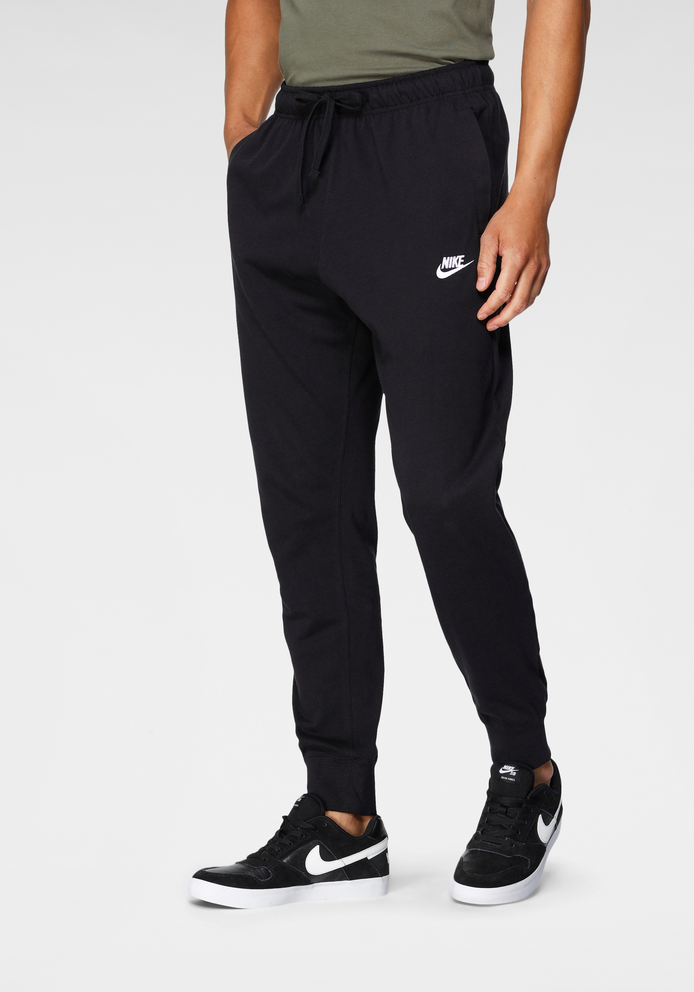 nike men's club jersey joggers