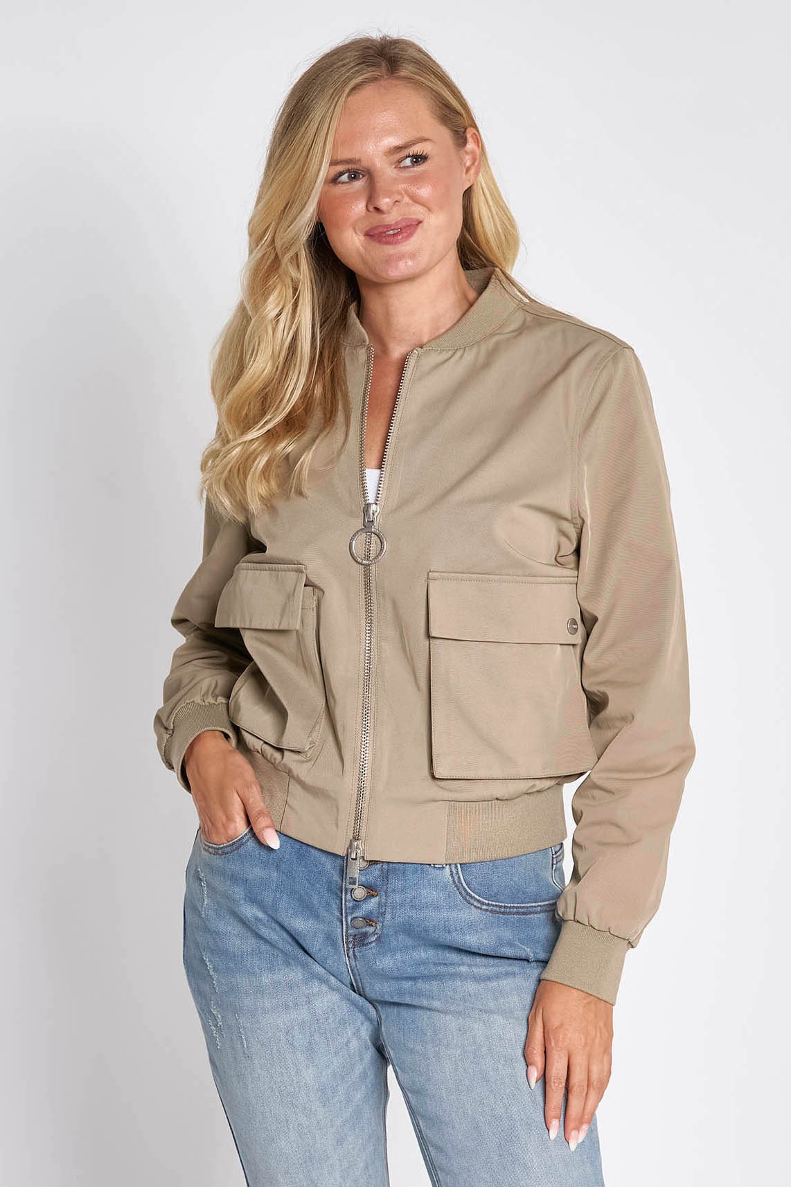 Zhrill Blouson "ZHJULIE", in Unifarbe günstig online kaufen