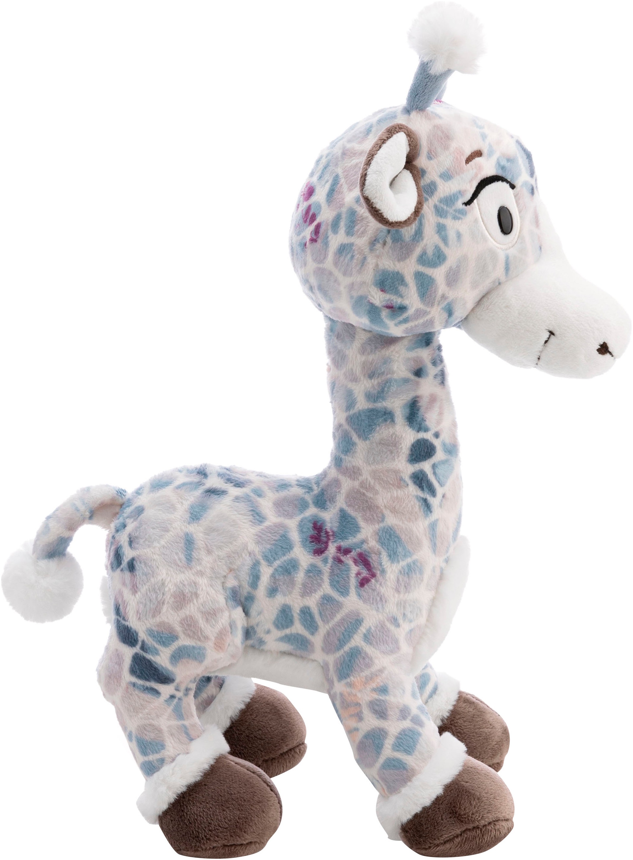 Nici Kuscheltier »Winter, Giraffe Winny Winterfur, 70 cm stehend« sitzend; enthält recyceltes Material