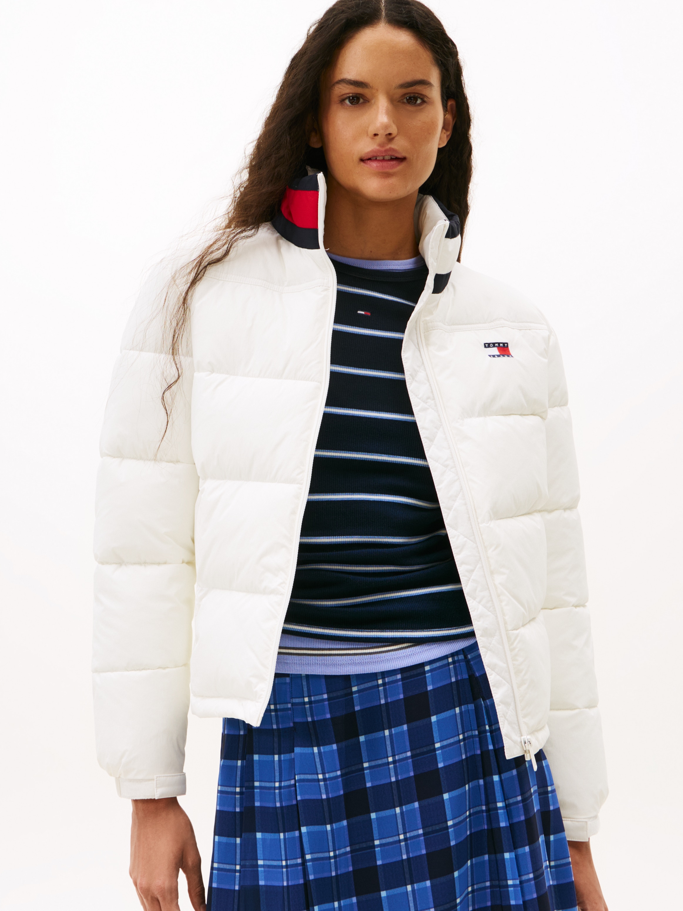 Tommy Jeans Steppjacke "TJW ESS PUFFER FLAG JACKET EXT" günstig online kaufen
