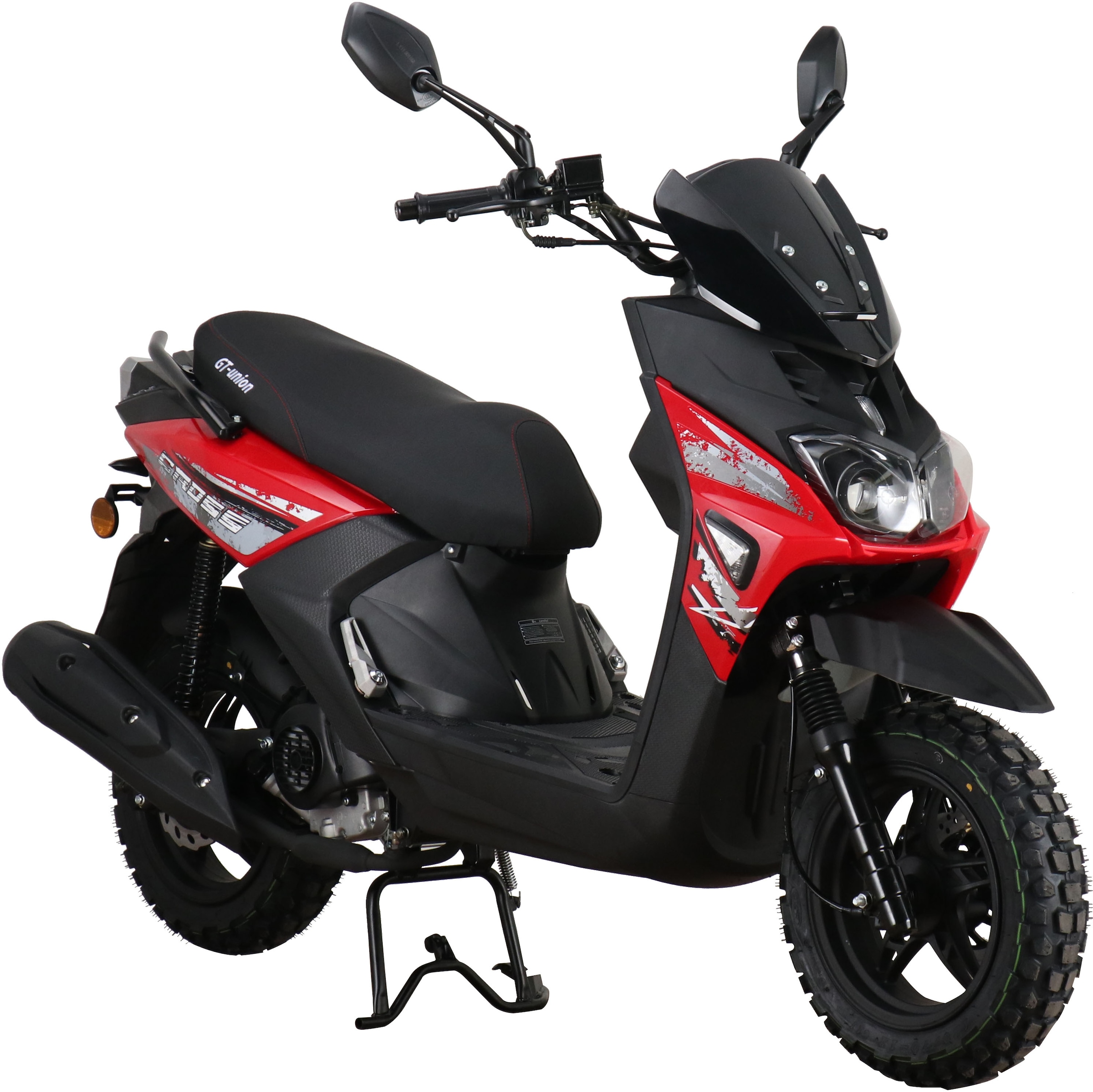 GT UNION Motorroller »PX 55 Cross-Concept 2.0 Street 125«, 125 cm³, 85 km/h, Euro 5, 8,5 PS, (Komplett-Set, 2 tlg., mit Topcase), inkl. Topcase