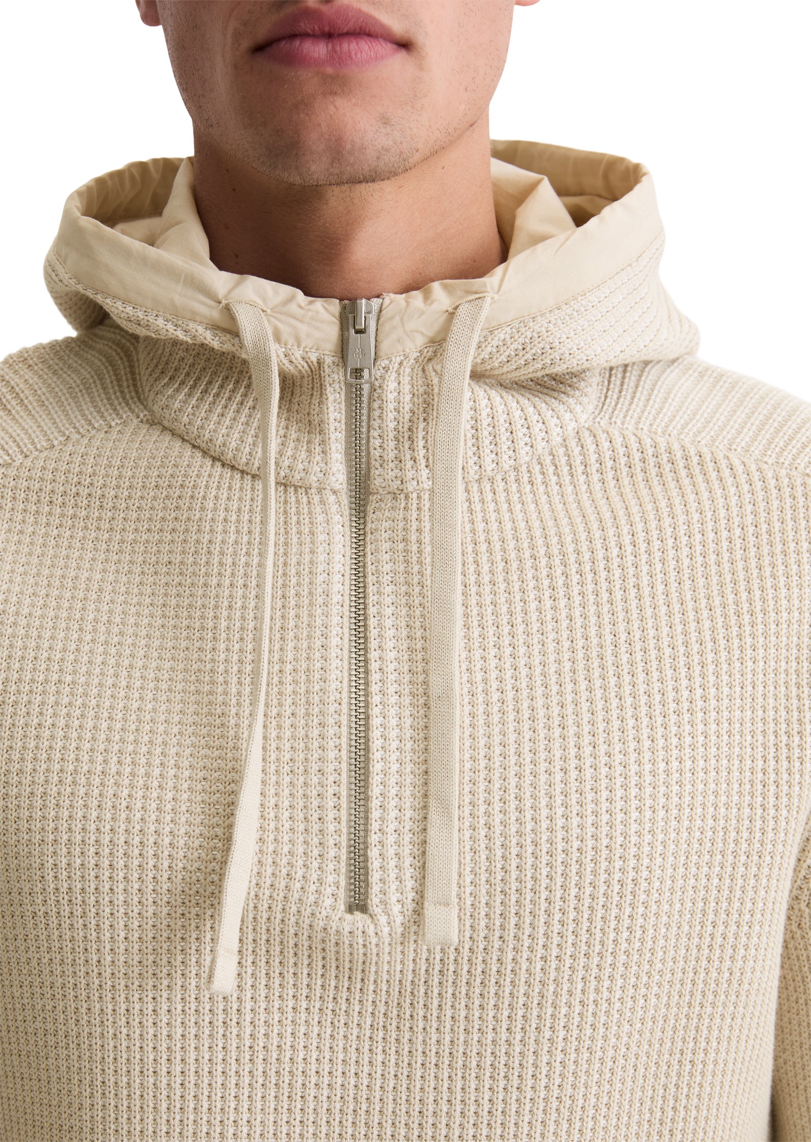 Marc O'Polo Rundhalspullover »aus Bio-Baumwolle«