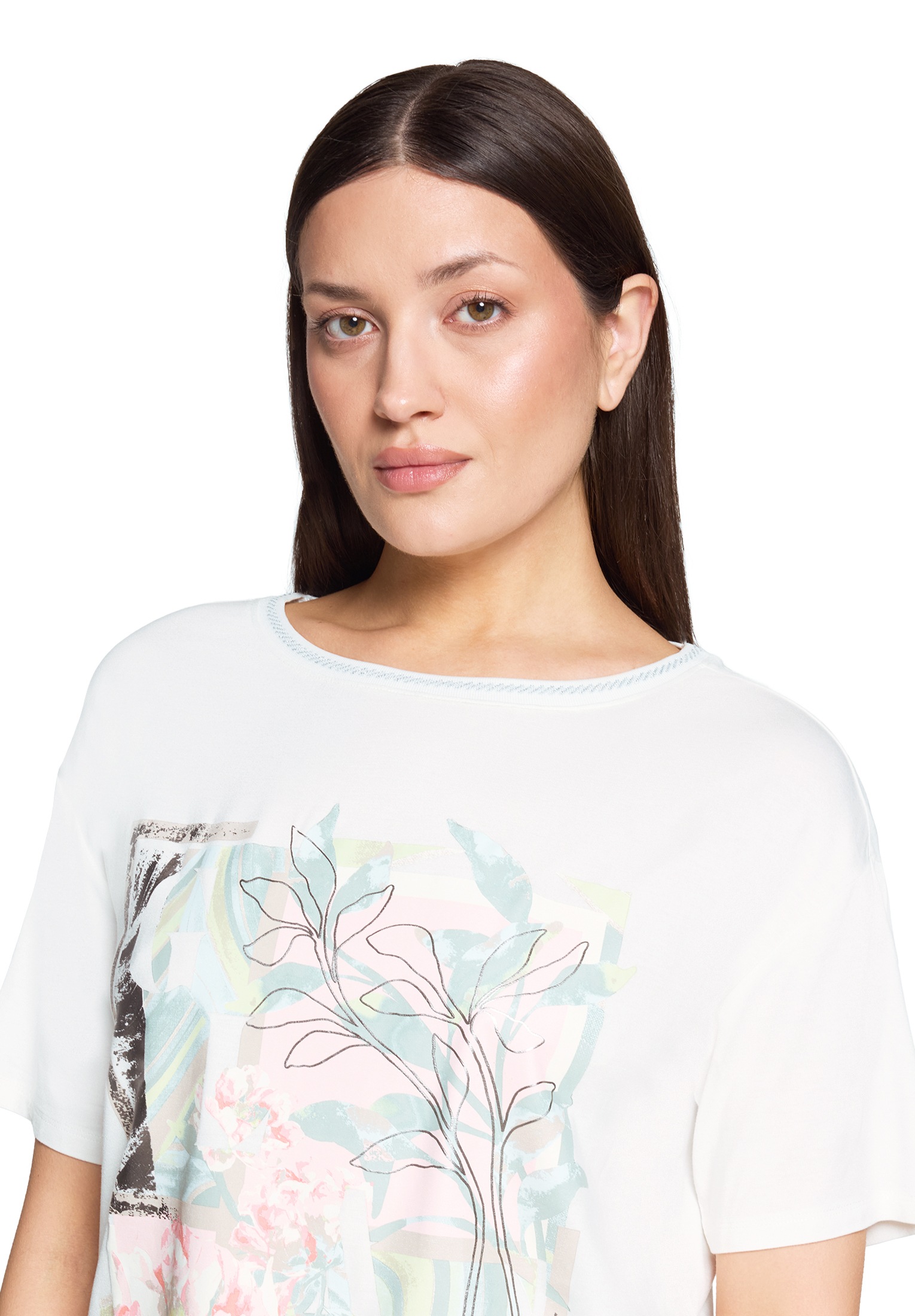 Betty Barclay Kurzarmshirt »Damen mit Rippbündchen« 1 Stk.