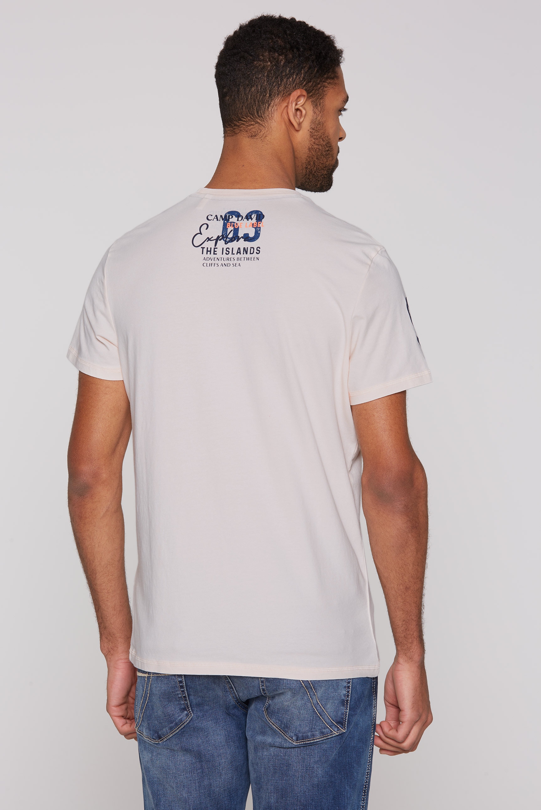 CAMP DAVID Rundhalsshirt, mit Baumwolle