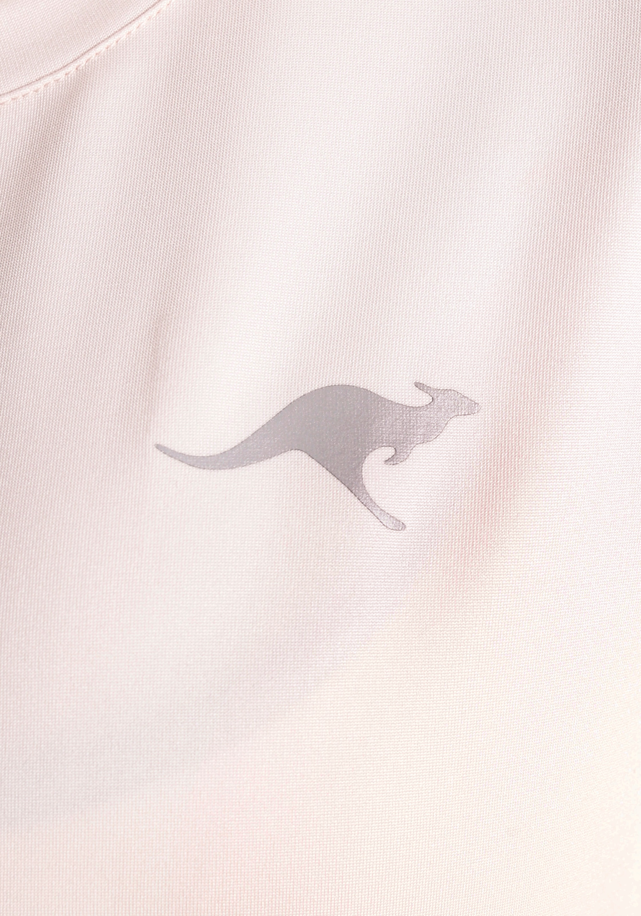 KangaROOS Trainingsshirt, Kurzarm, hüftbedeckend, unifarben, Rundhalsausschnitt