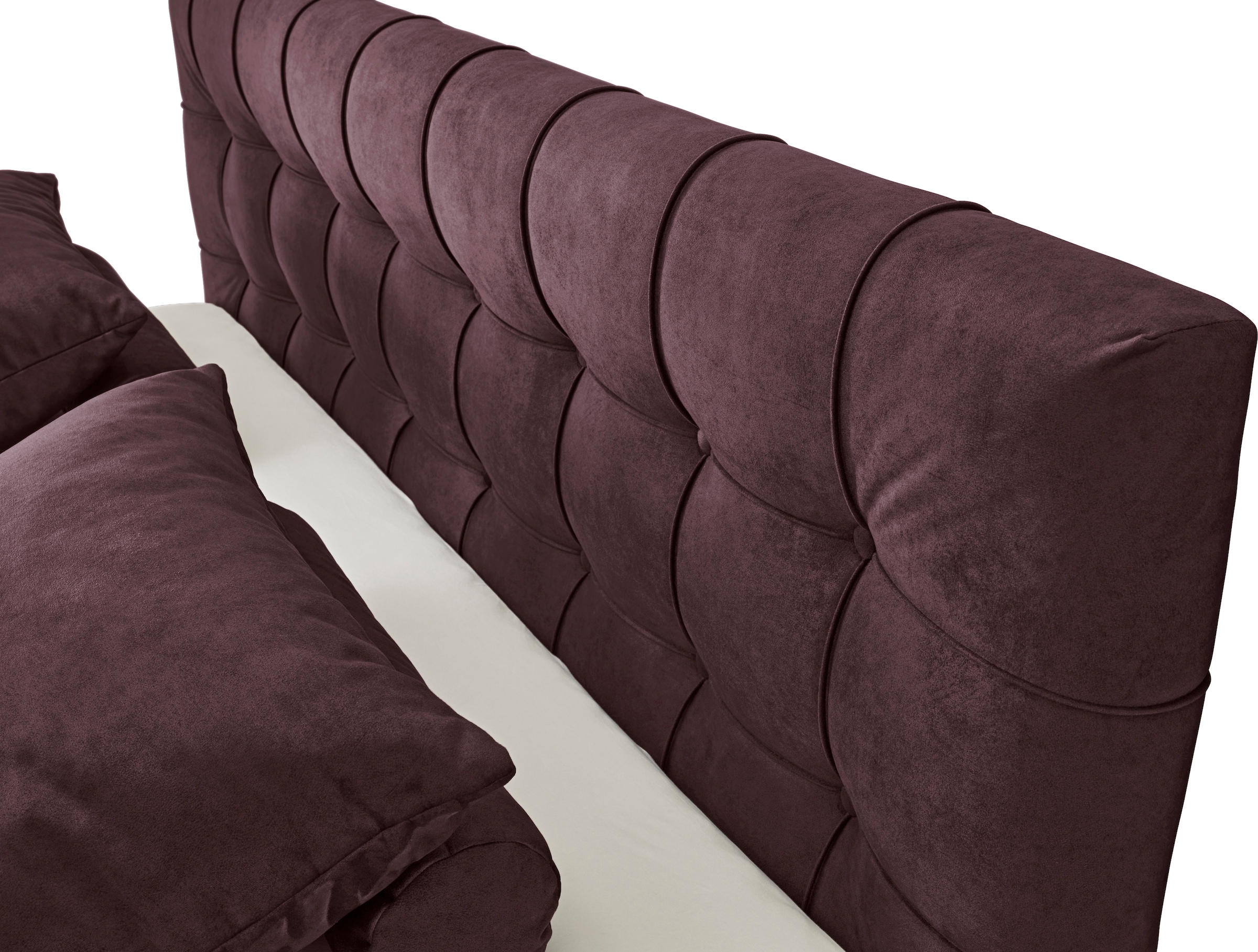 ED EXCITING DESIGN Boxspringbett »Oregon«, inkl. Duo-Matratze - Kokosmatte, Filzabdeckung