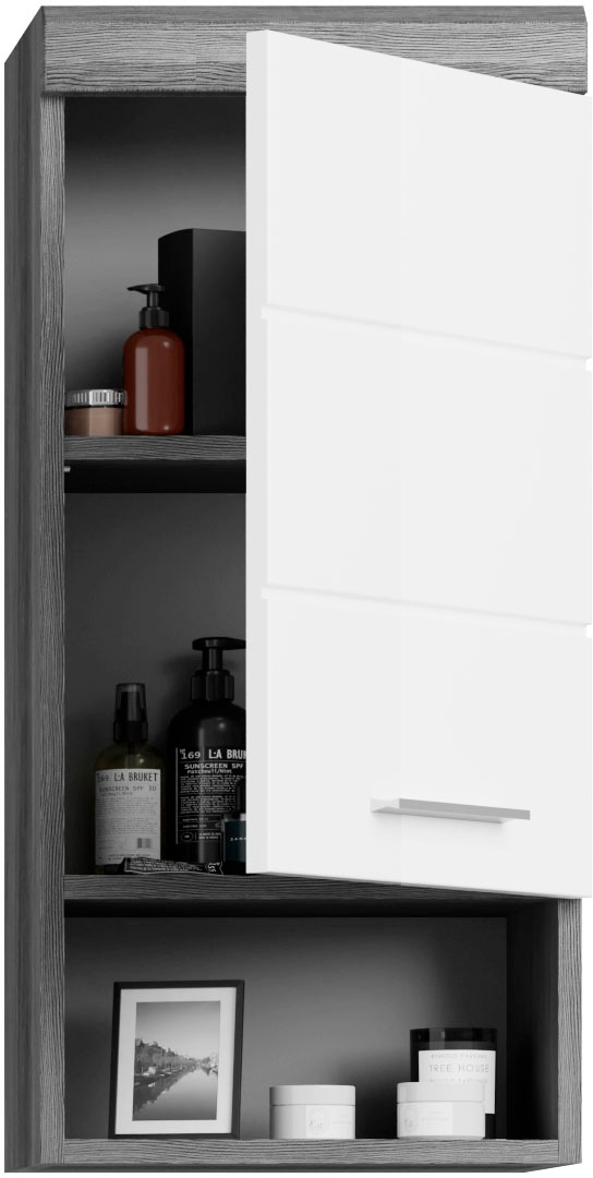 INOSIGN Badmöbel-Set »Siena, 4 teilig, bestehend aus:«, (Set, 4 St.), Waschbeckenunterschrank, Spiegel, Unterschrank, Hängeschrank
