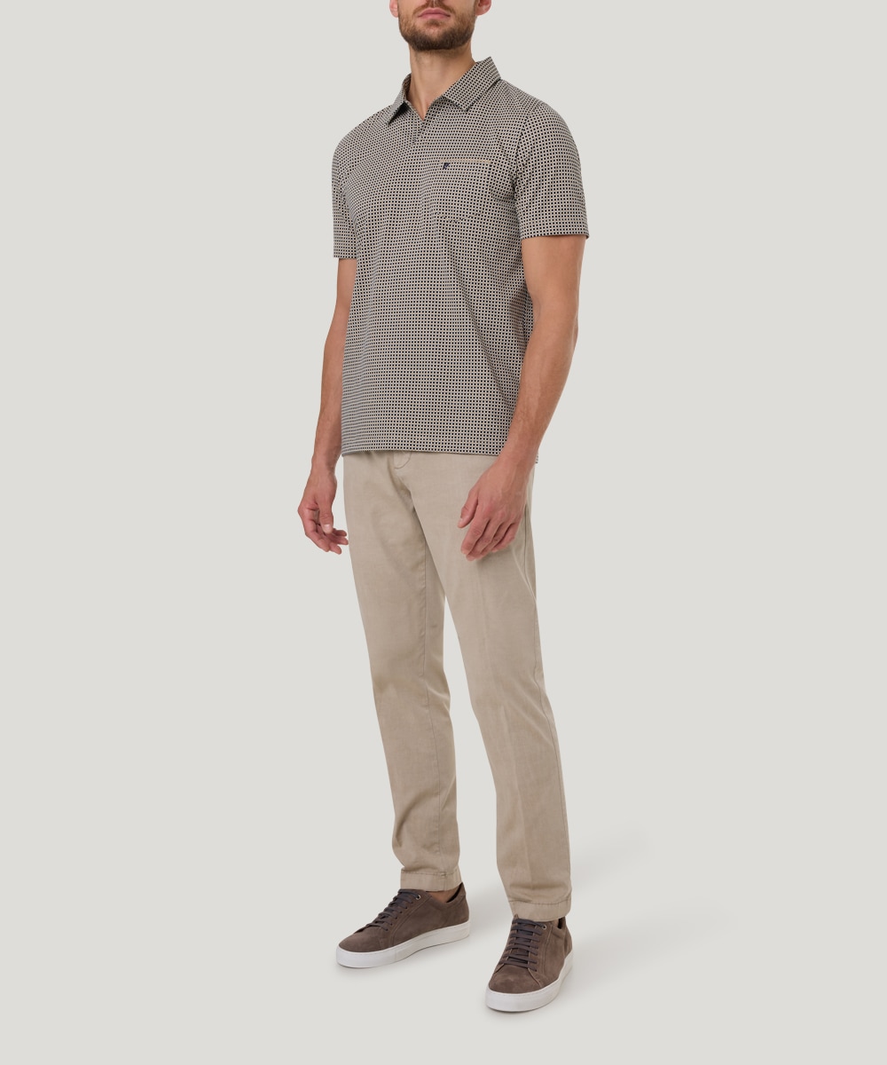 Pierre Cardin Poloshirt »Poloshirt ohne KN«, mit geometrischem Muster