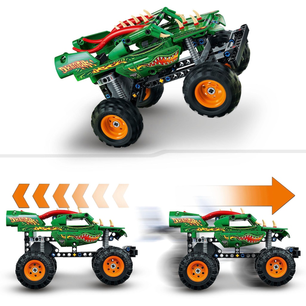 LEGO® Konstruktionsspielsteine »Monster Jam™ Dragon™ (42149), LEGO® Technic«, (217 St.), Made in Europe