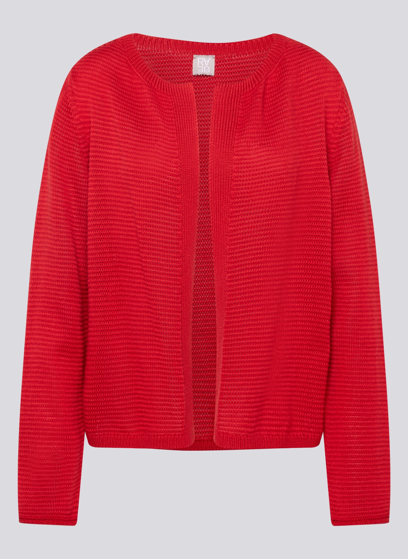 Rabe Cardigan Strickjacke ohne Verschluss / Rundhals