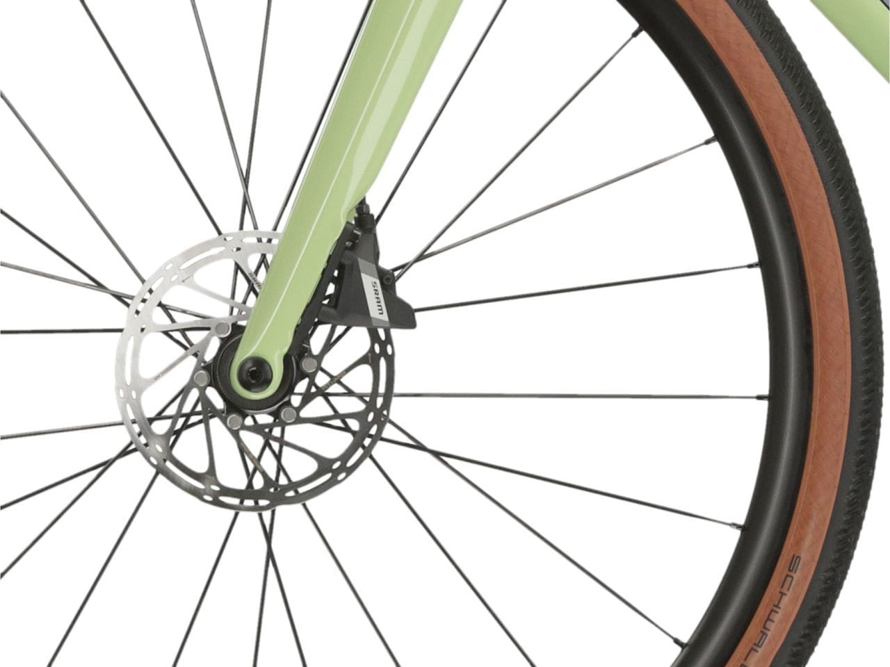 Kross Gravelbike »Gravelbike Carbon Esker RS 2.0 Grau 12 Gänge« 12 Gang SRAM APEX XPLR AXS Schaltwerk Kettenschaltung mit Carbon-Rahmen und -Gabel