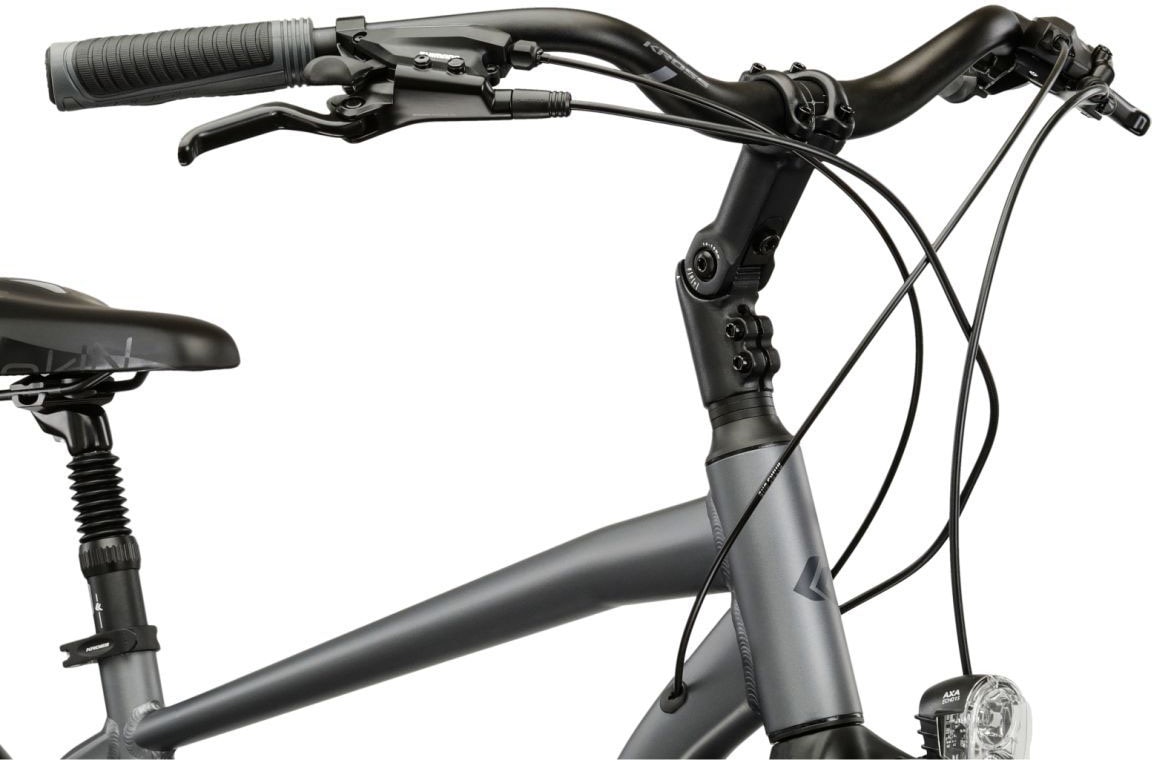 Kross Trekkingrad »Herren-Trekkingrad 28" Trans 4.0 Grau 24 Gänge« 24 Gang Shimano ACERA M3020 Schaltwerk Kettenschaltung