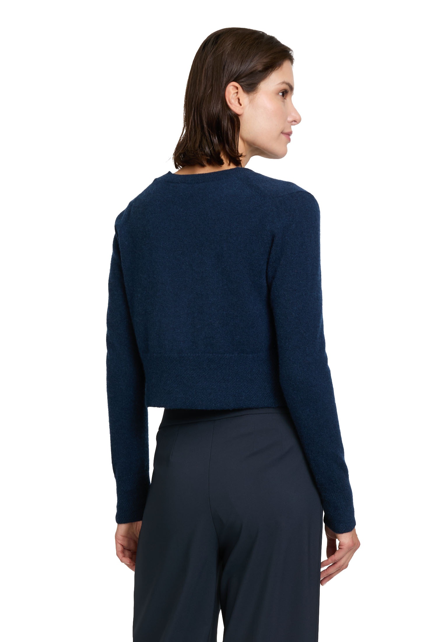 Betty Barclay Strickjacke »Betty Barclay Kaschmir-Strickjacke mit Rippbündchen«, Strick